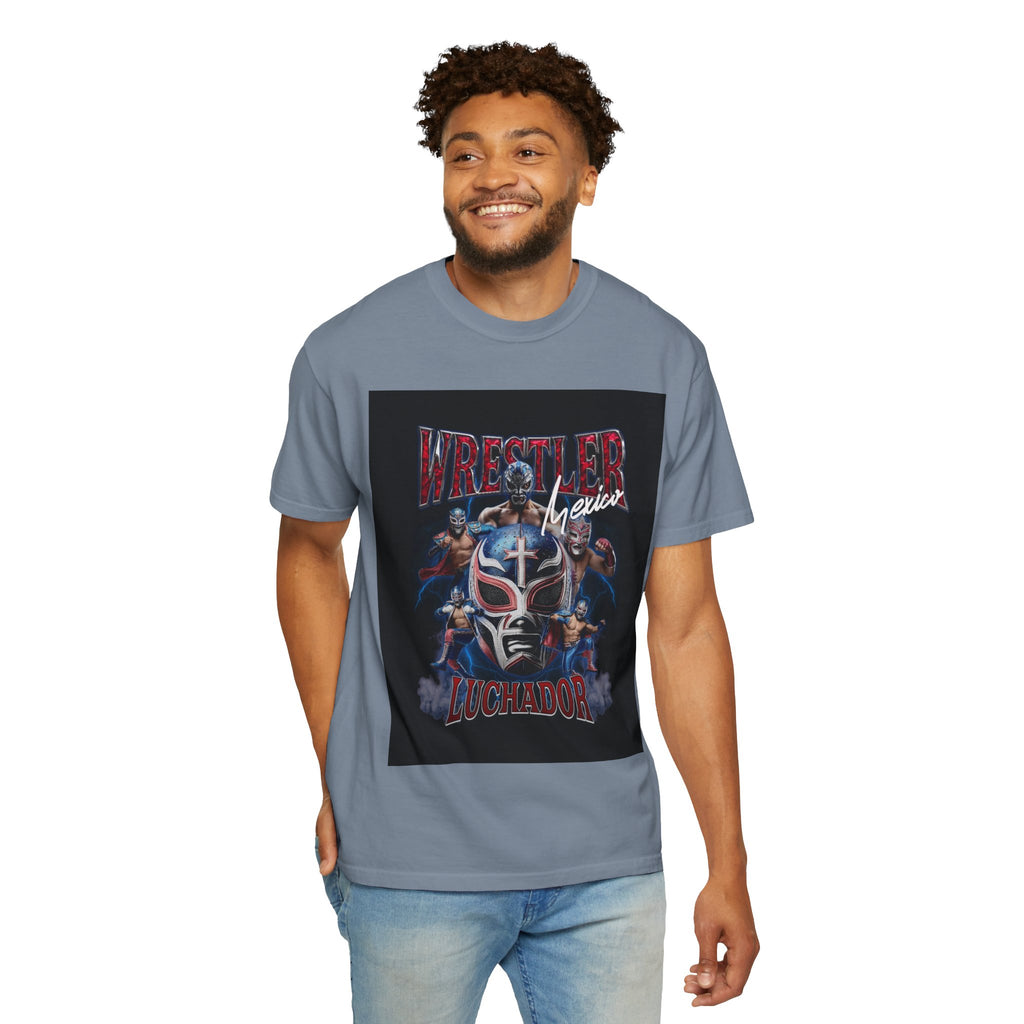 Wrestler Luchador Graphic T-Shirt — Mexican Masked Wrestling Tee