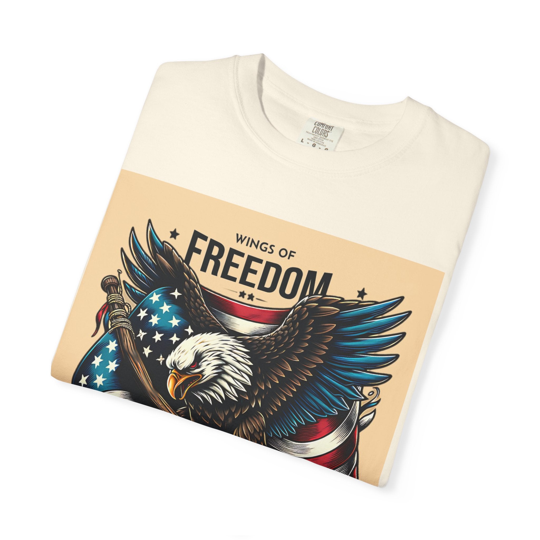 Freedom Eagle T-Shirt — Wings of America Patriotic Graphic Tee