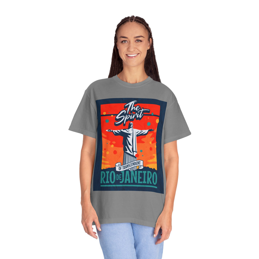 Rio de Janeiro Christ the Redeemer Poster T-Shirt — 'The Spirit' Graphic Tee