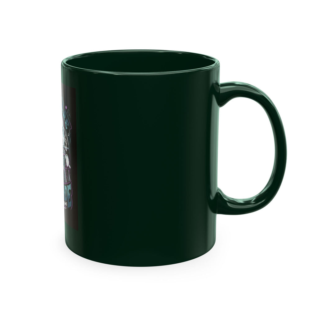 Nightmare Renegade Ceramic Mug — Grim Reaper Biker "King of the Shadows" Coffee Cup