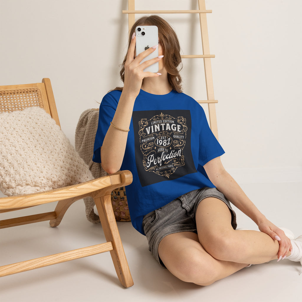 Vintage 1982 T-Shirt – Limited Edition Retro Birthday Gift