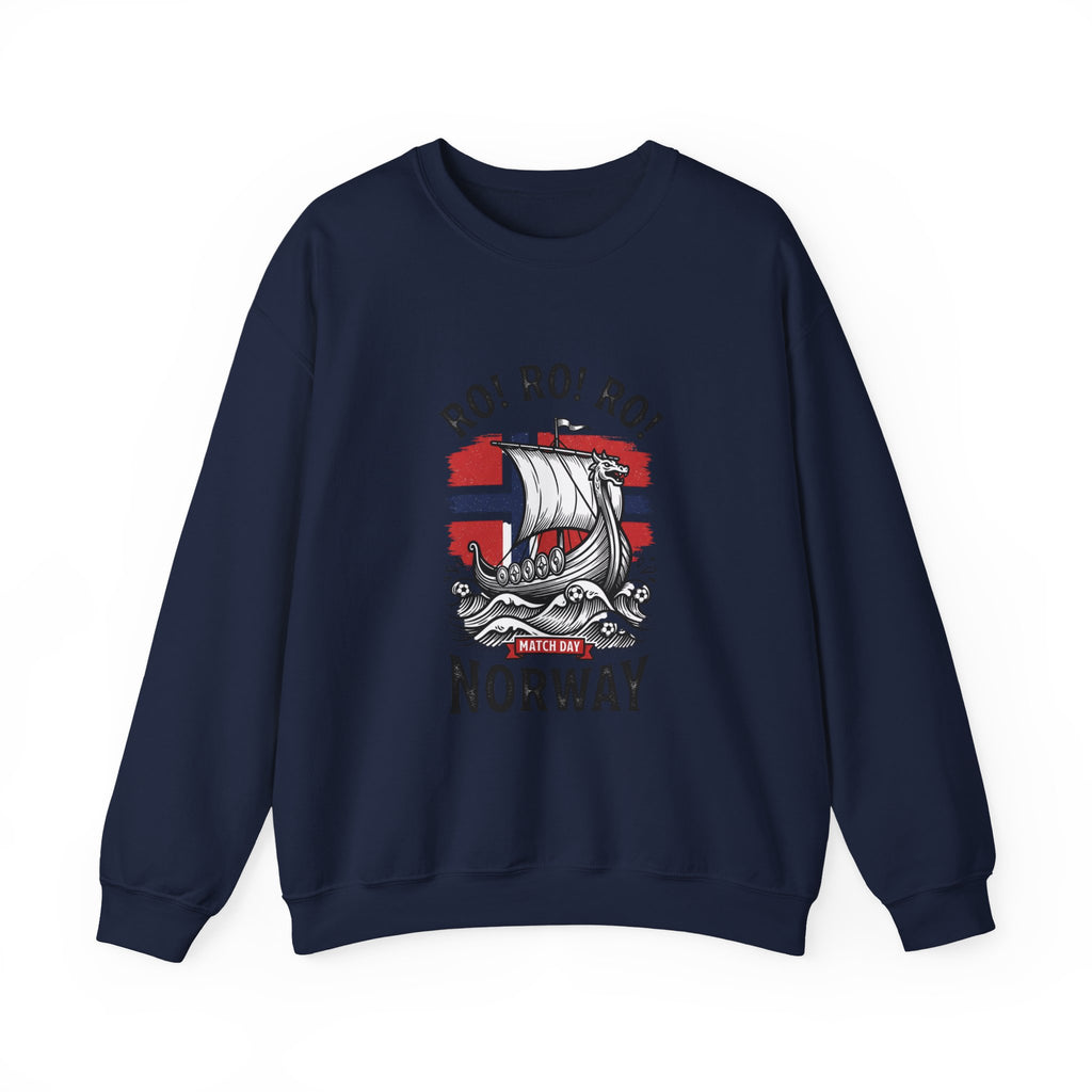 Ro! Ro! Ro! Norway Viking Ship Sweatshirt | Norwegian Flag, Football Chant