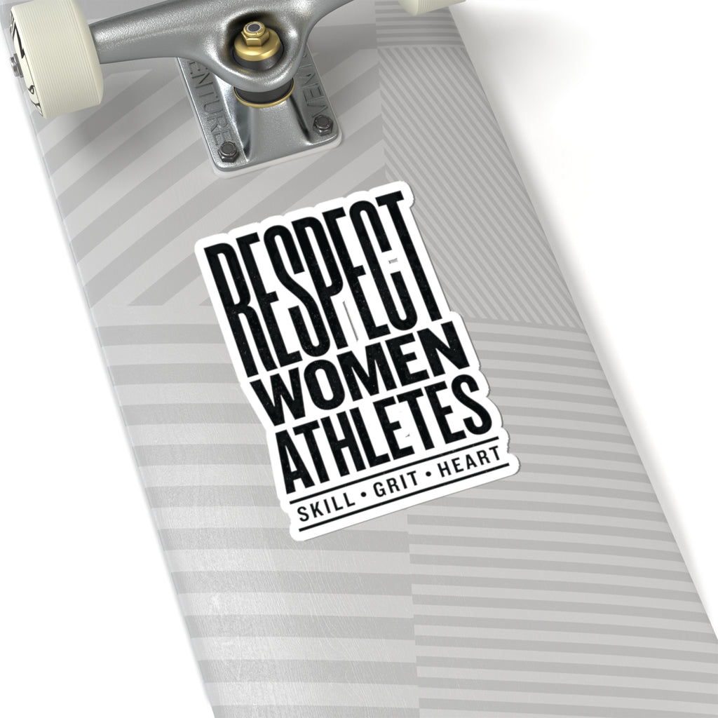 Respect Women Athletes Sticker | Women's Sports Fandom, Athlete Support