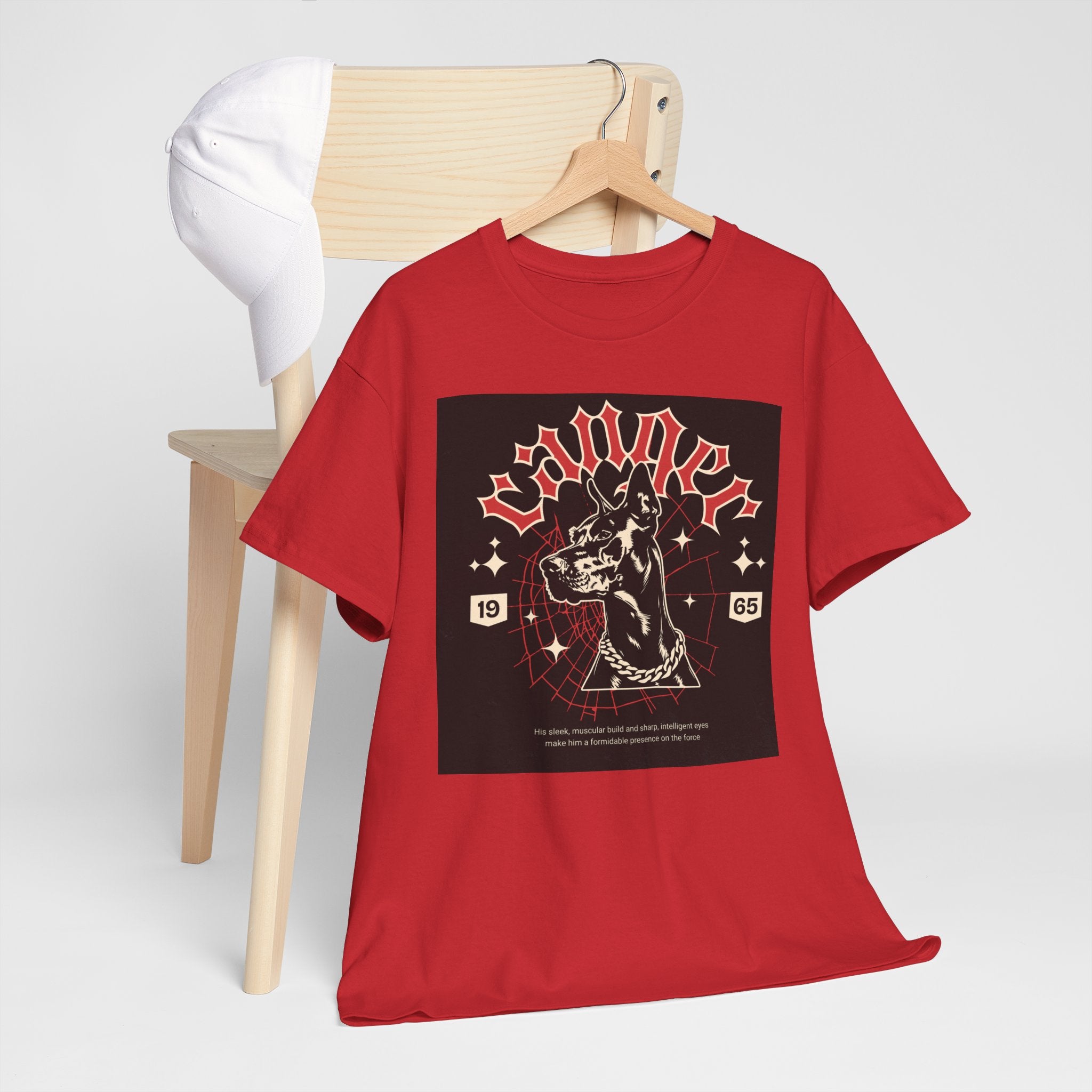 Vintage Gothic Cat Tee — 'Witchery' Retro Occult Graphic T-Shirt