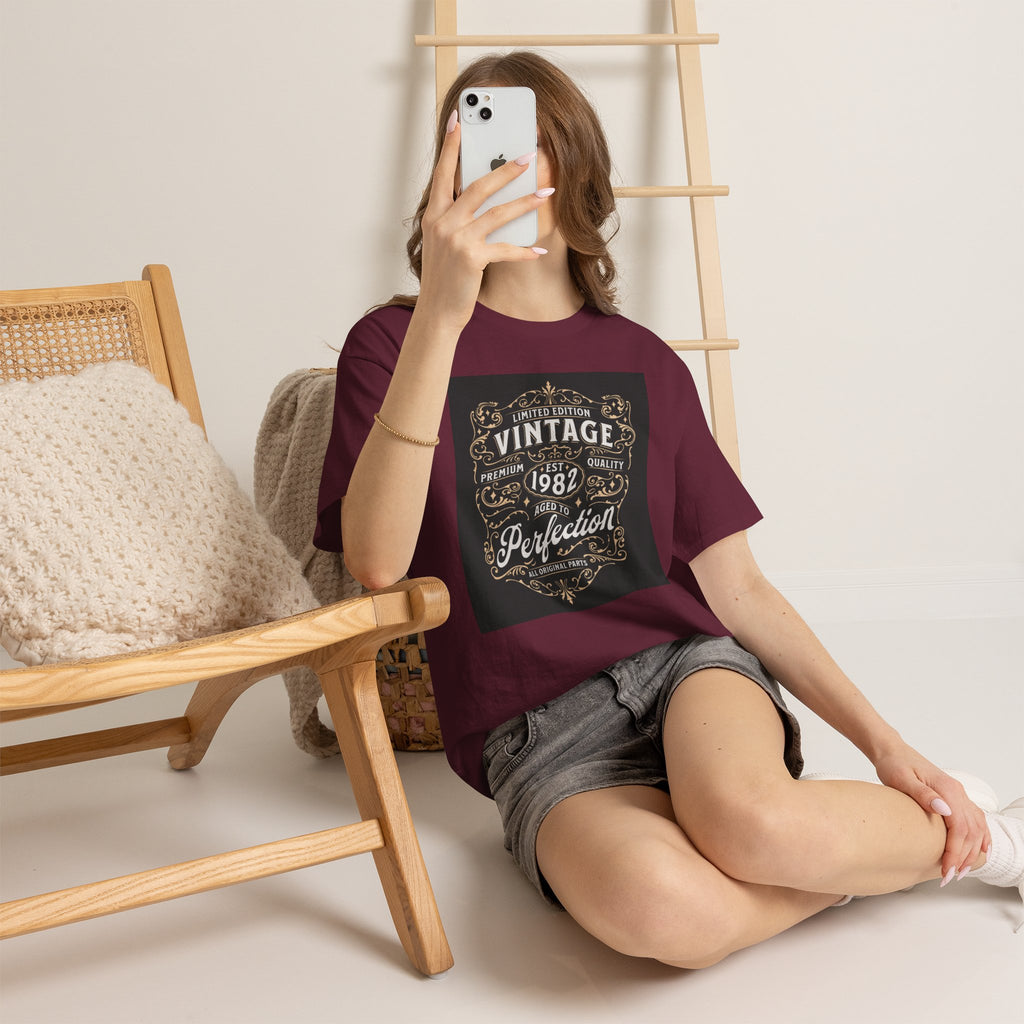 Vintage 1982 T-Shirt – Limited Edition Retro Birthday Gift