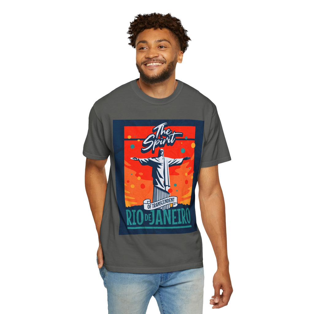 Rio de Janeiro Christ the Redeemer Poster T-Shirt — 'The Spirit' Graphic Tee