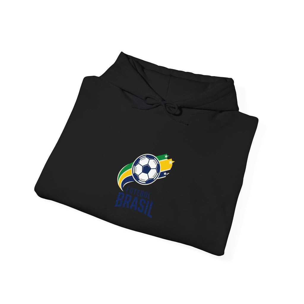 Brasil Soccer Crest Hoodie | Brazil Flag Colors, National Pride
