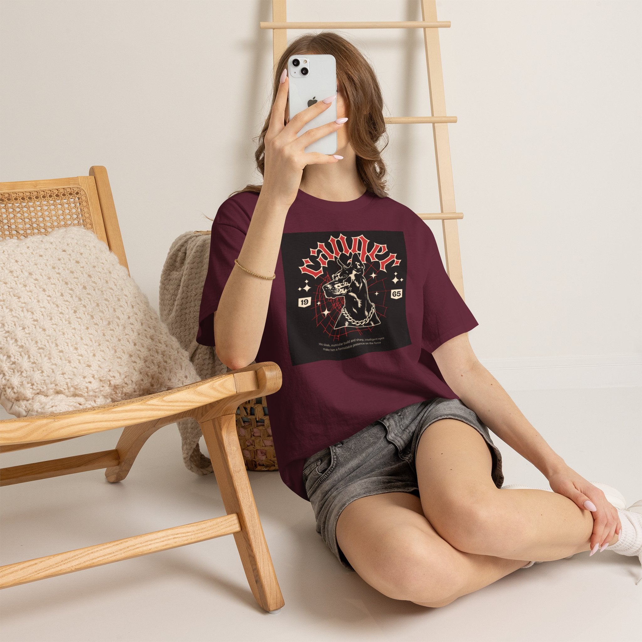 Vintage Gothic Cat Tee — 'Witchery' Retro Occult Graphic T-Shirt