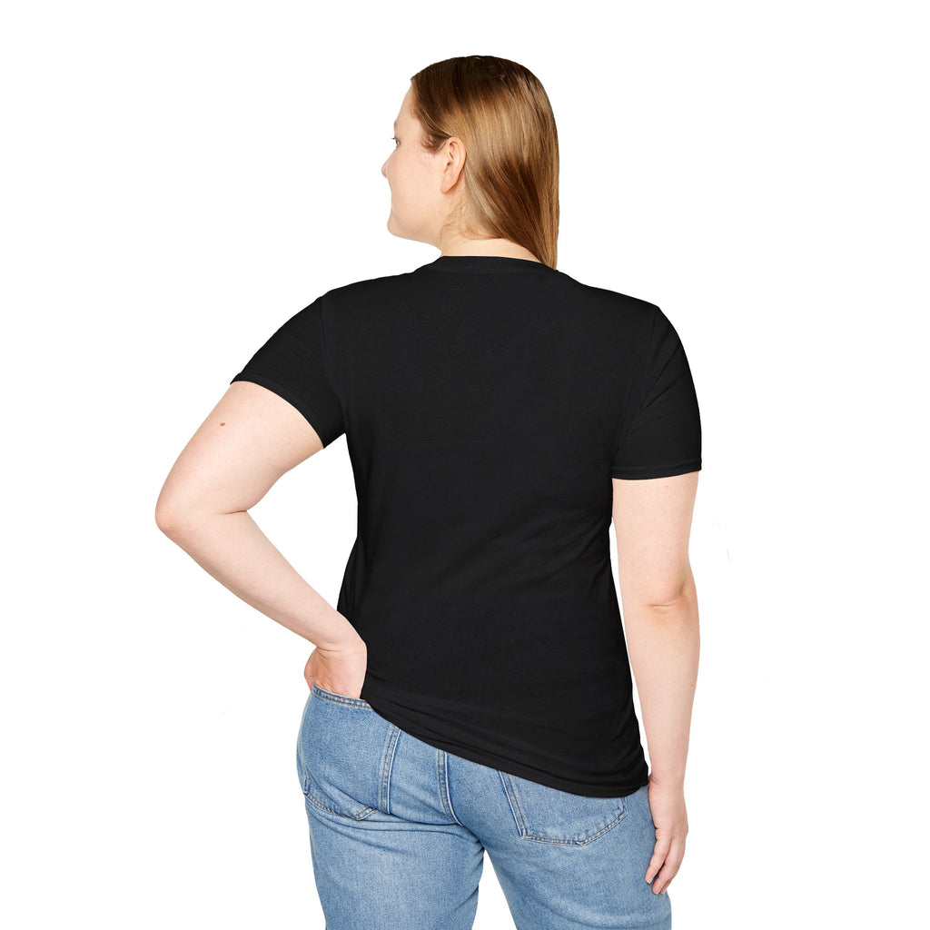 T‑Shirt — "Addict" Skull with Cannabis Leaf Graphic