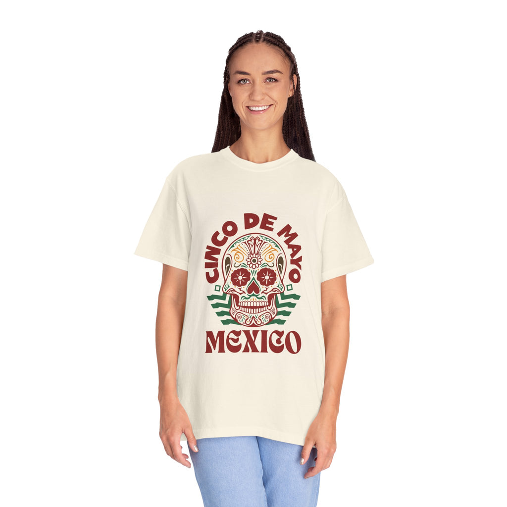 Cinco de Mayo Mexico Sugar Skull T-Shirt