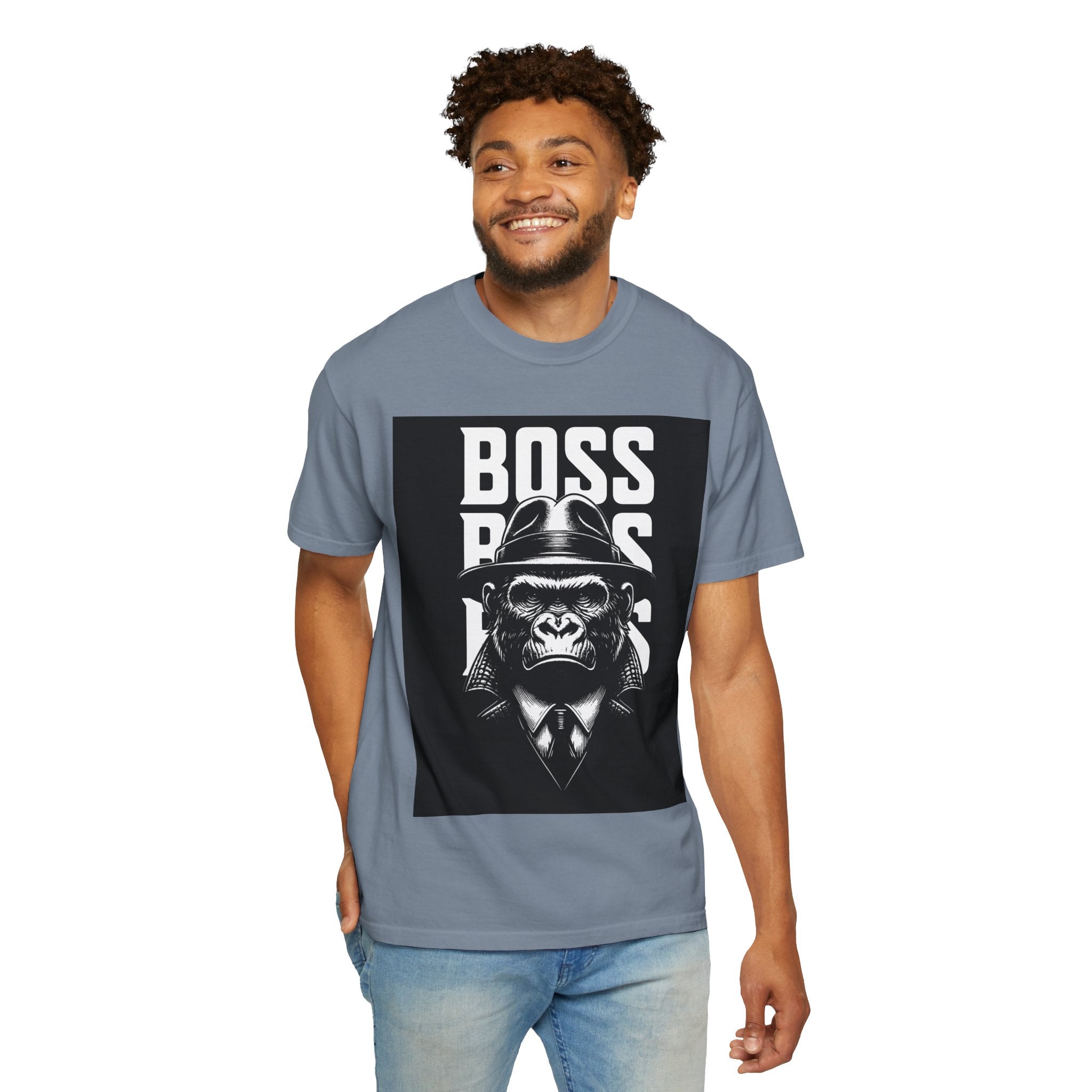 Boss Ape T-Shirt — Graphic "BOSS" Monkey Suit Tee