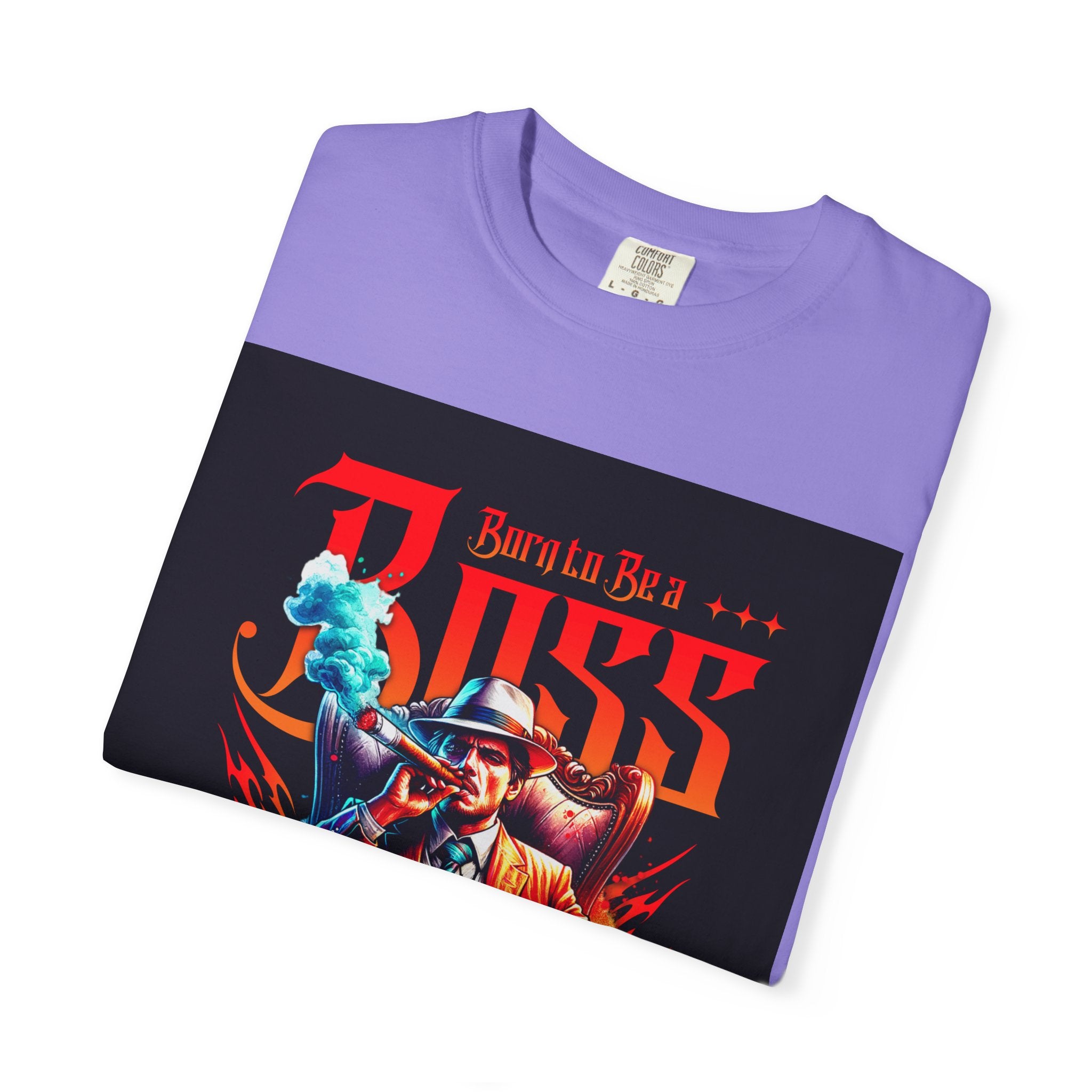 Boss Vintage Graphic T-Shirt — "Born to Be a Boss" Retro Mafia Design