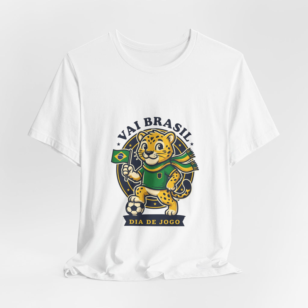 Vai Brasil Jaguar Soccer Tee | Brazil Pride, National Colors