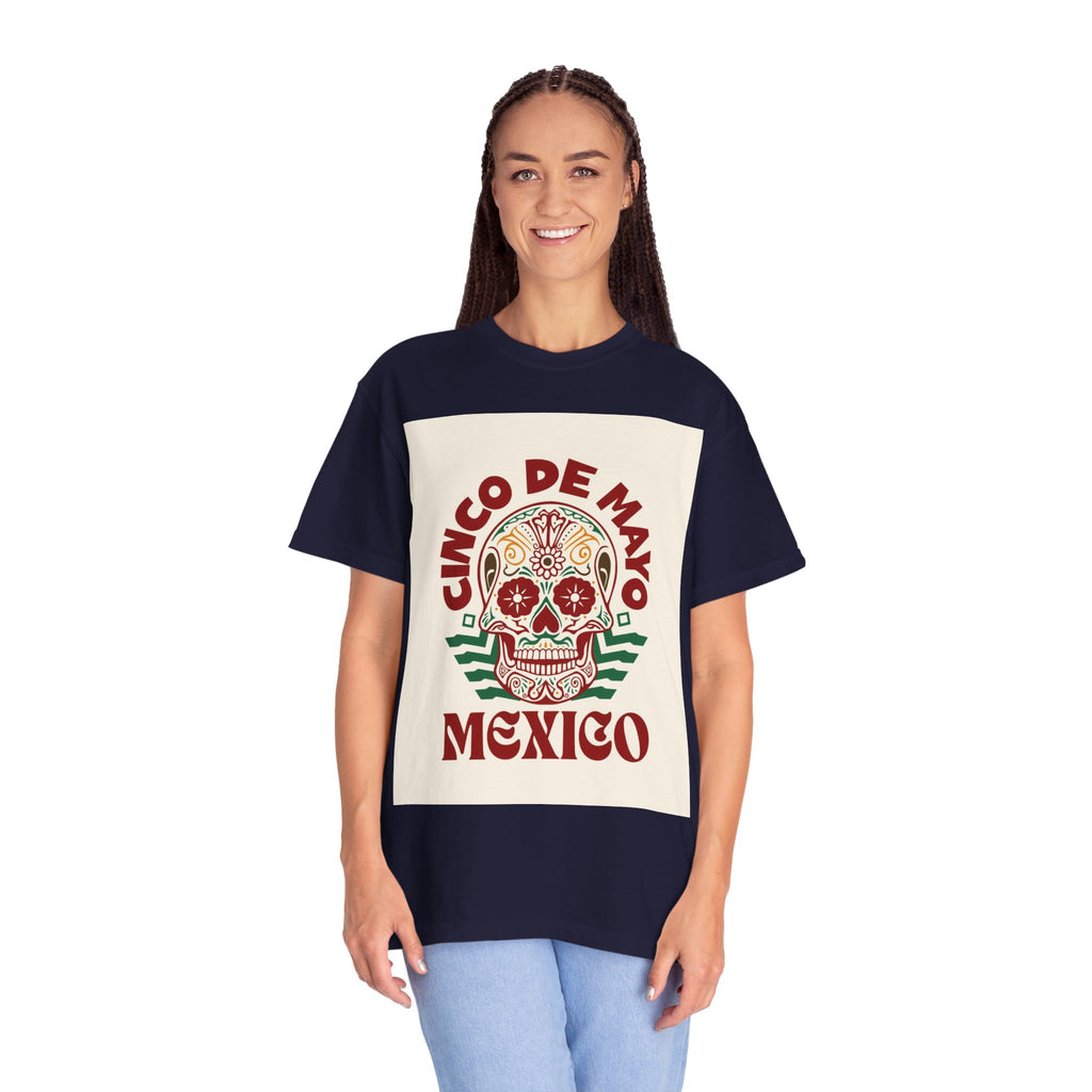 Cinco de Mayo Mexico Sugar Skull T-Shirt