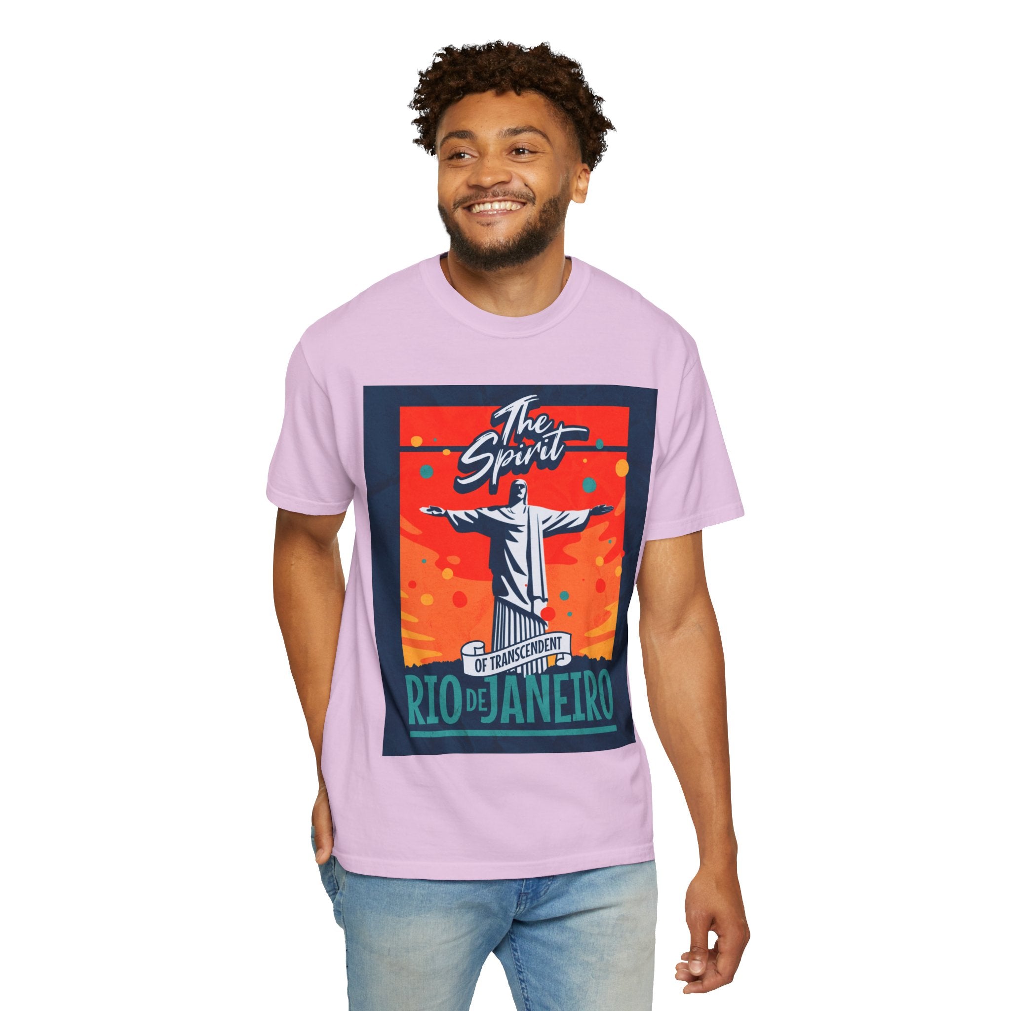 Rio de Janeiro Christ the Redeemer Poster T-Shirt — 'The Spirit' Graphic Tee