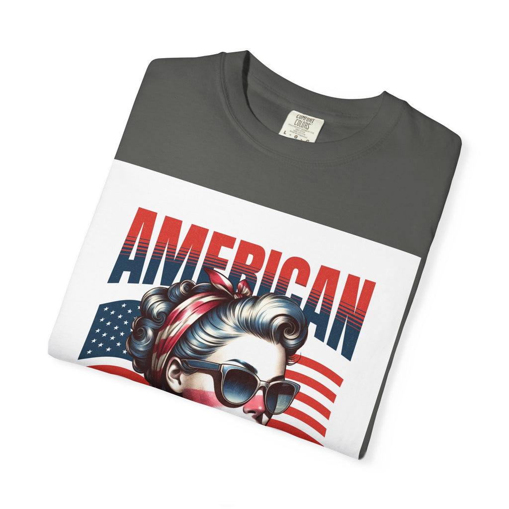 American Mama T‑Shirt — Vintage Patriotic Mom Tee