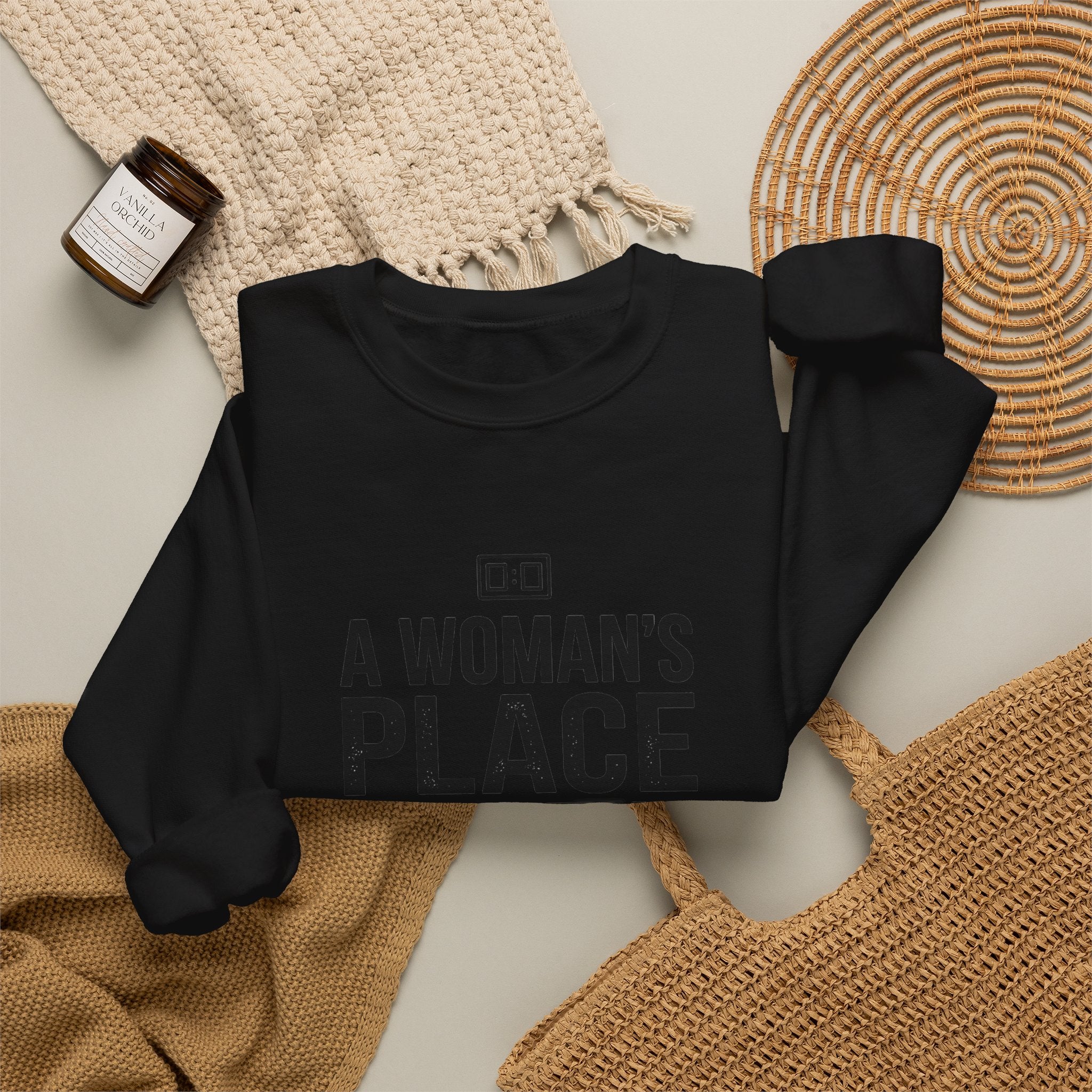 A Woman's Place Is In The Game Sweatshirt | Women’s Sports Fandom