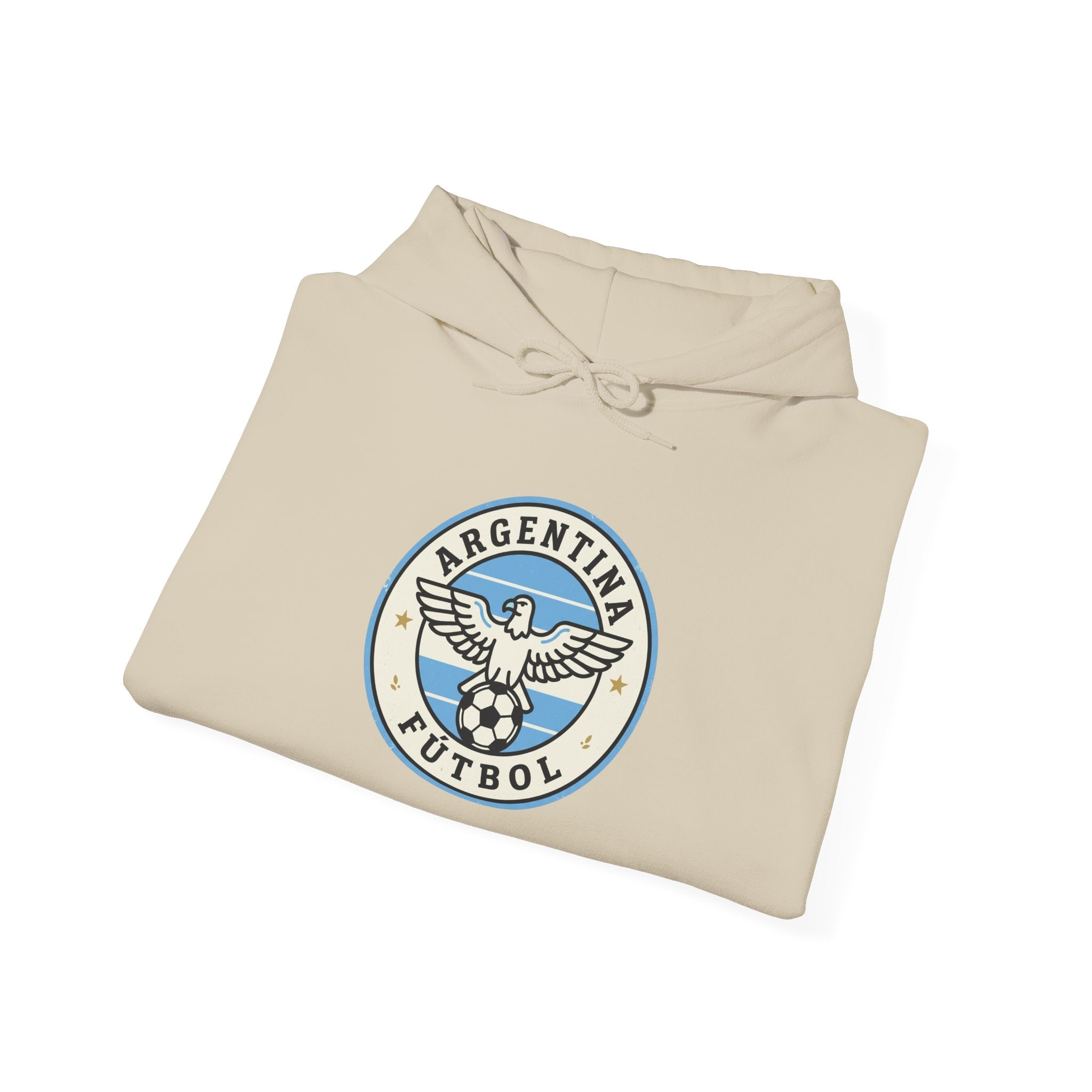 Argentina Futbol Crest Hoodie | Soccer Country Pride, National Colors