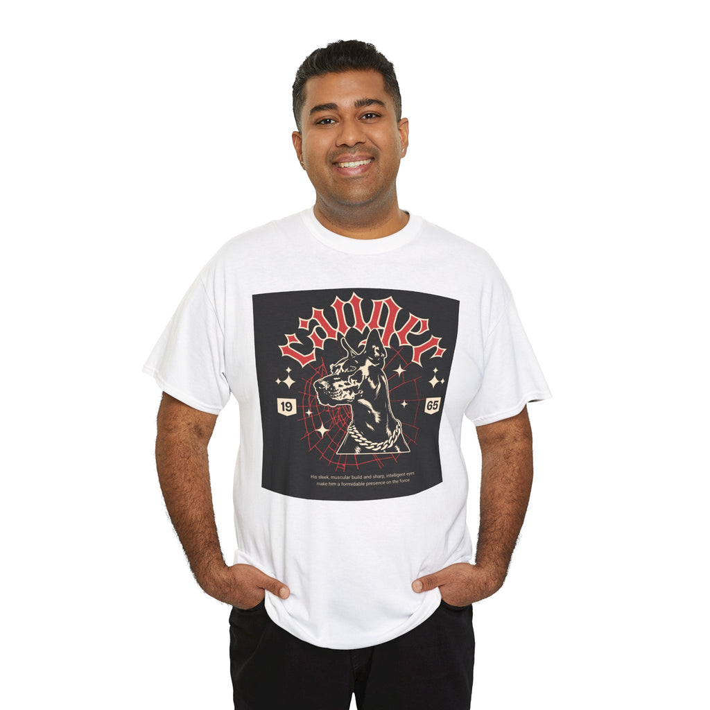 Vintage Gothic Cat Tee — 'Witchery' Retro Occult Graphic T-Shirt
