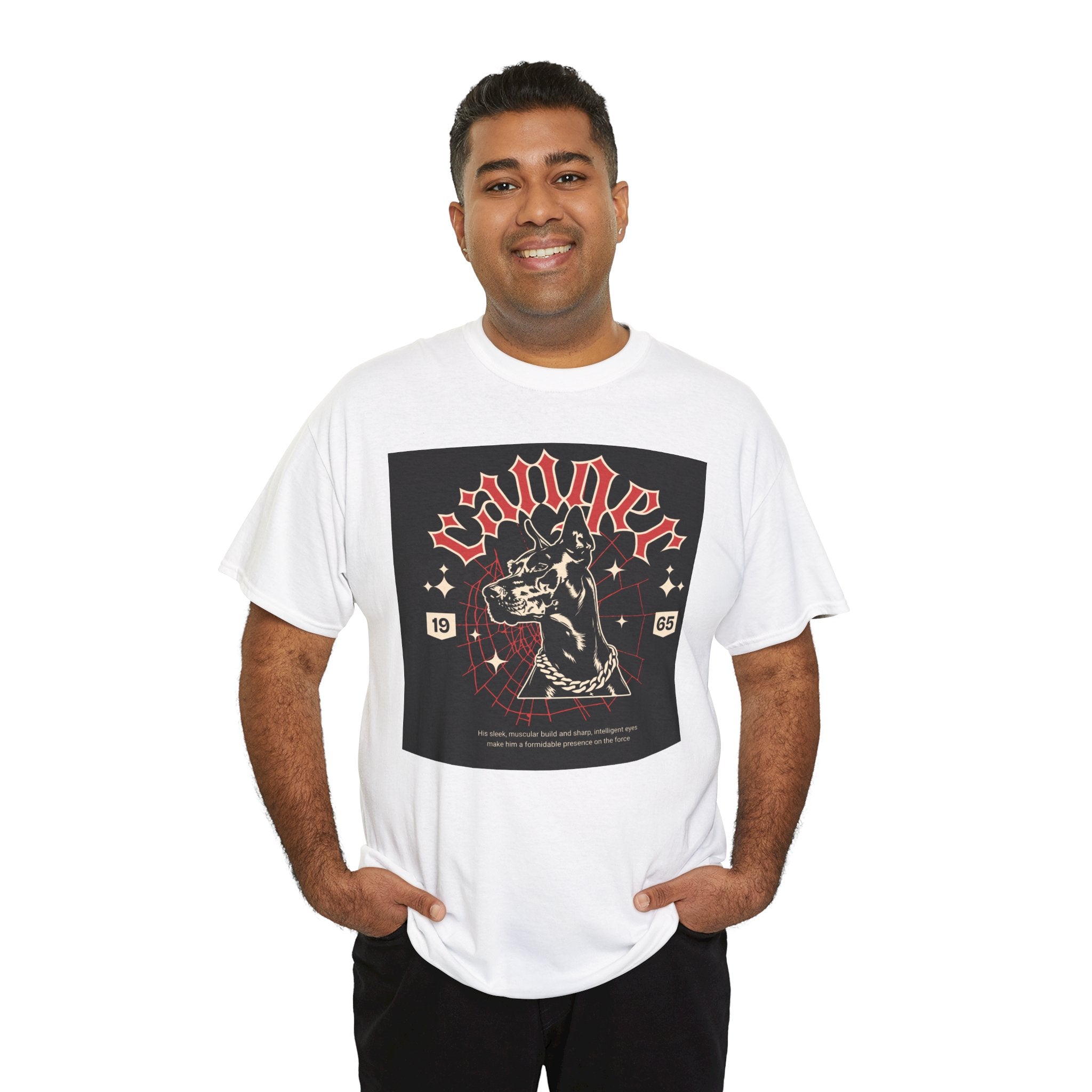 Vintage Gothic Cat Tee — 'Witchery' Retro Occult Graphic T-Shirt