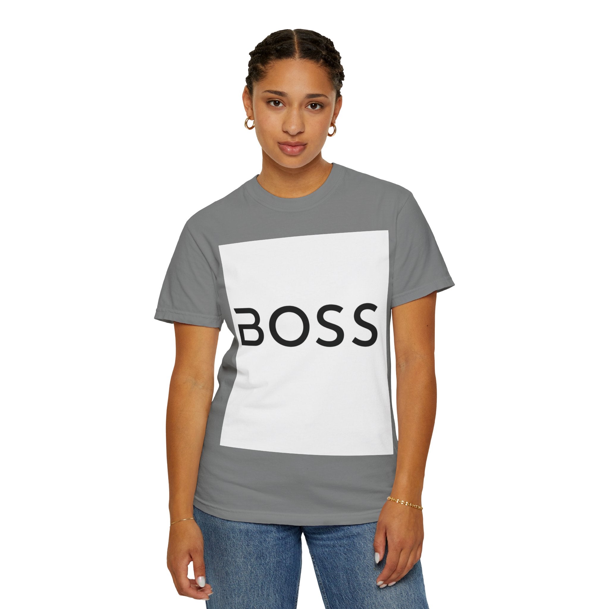 BOSS Graphic T-Shirt — Bold Minimalist Logo Tee for Confident Style