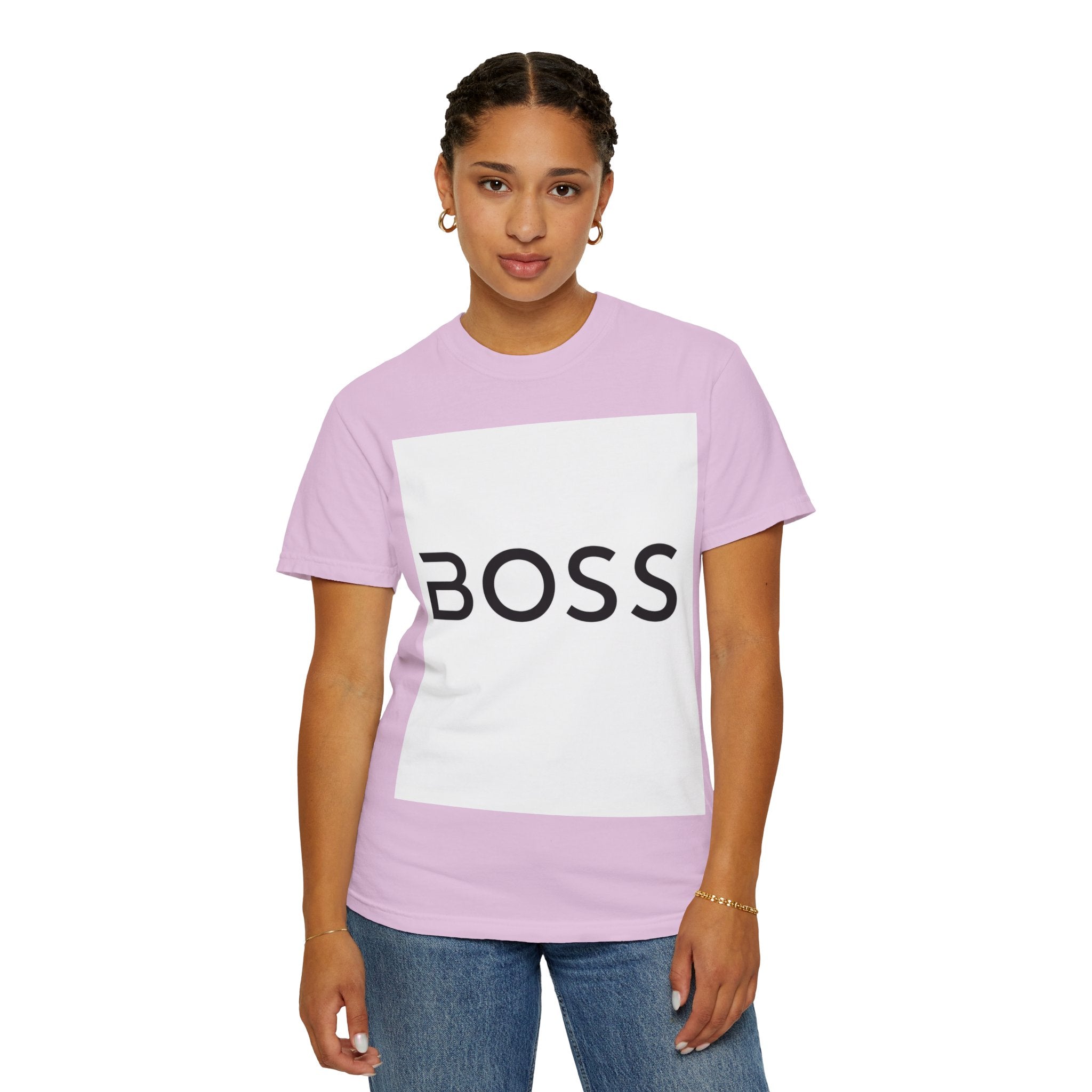 BOSS Graphic T-Shirt — Bold Minimalist Logo Tee for Confident Style