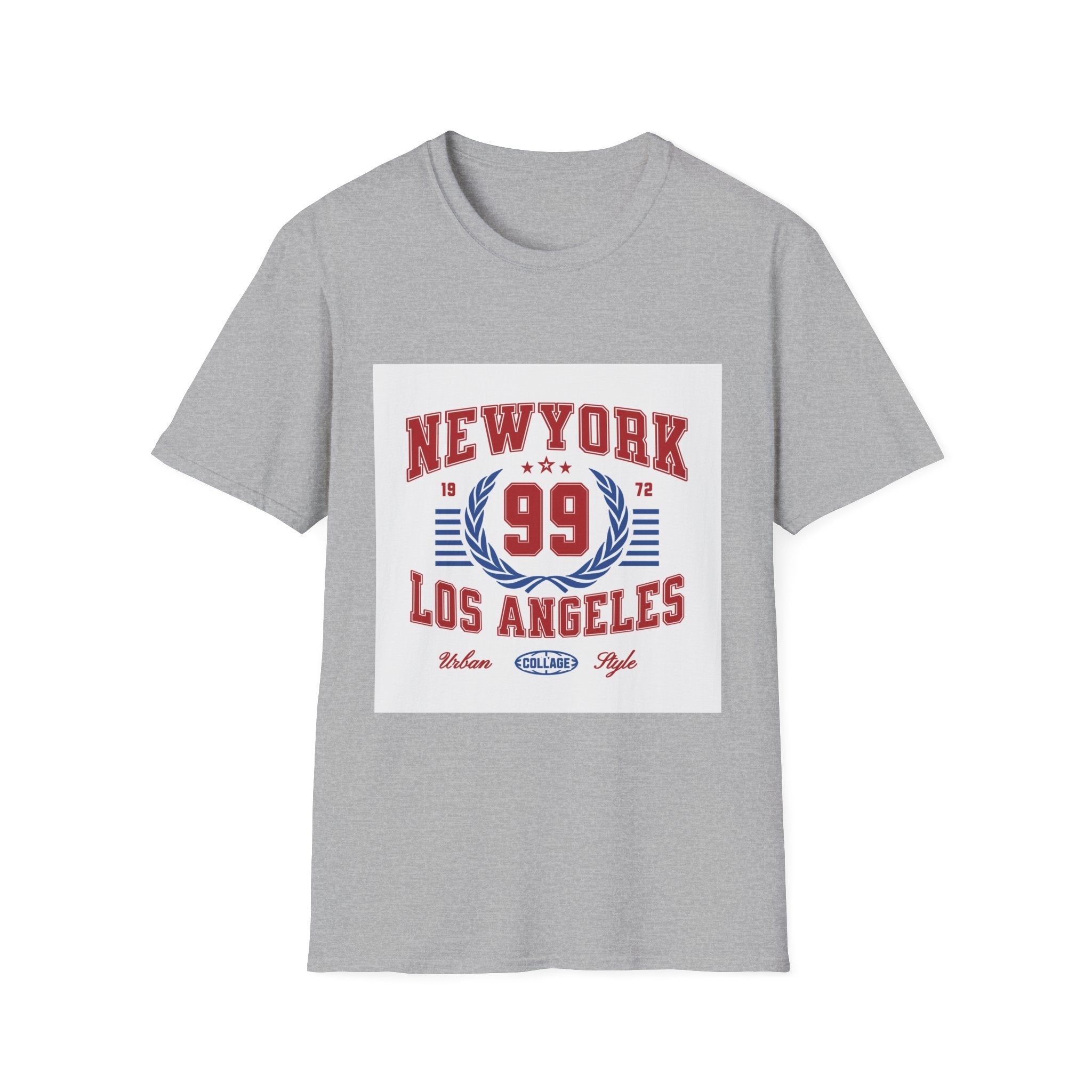 New York 99 Vintage Sports Tee — Collegiate Graphic T-Shirt