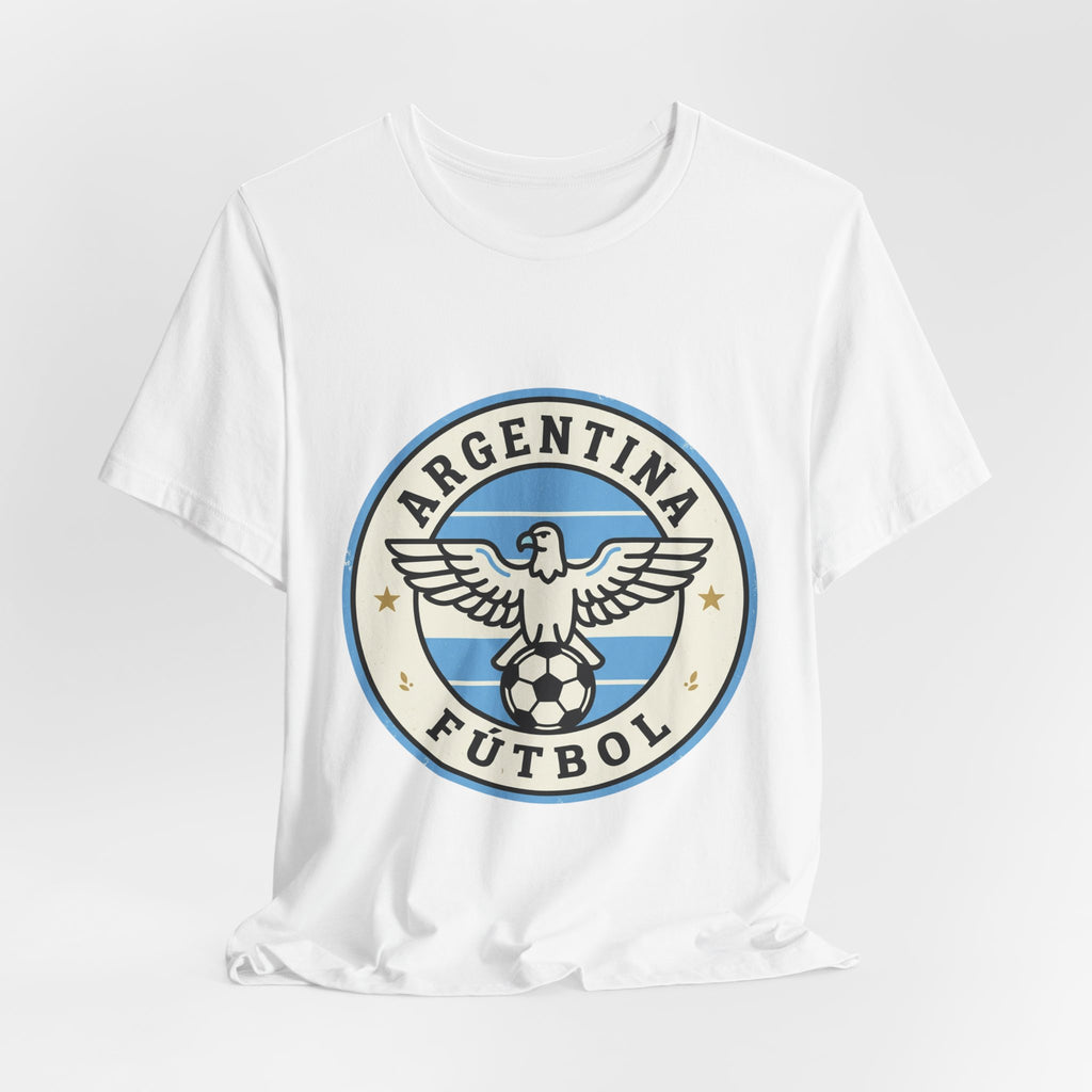 Argentina Fútbol Tee | Soccer Crest, National Colors