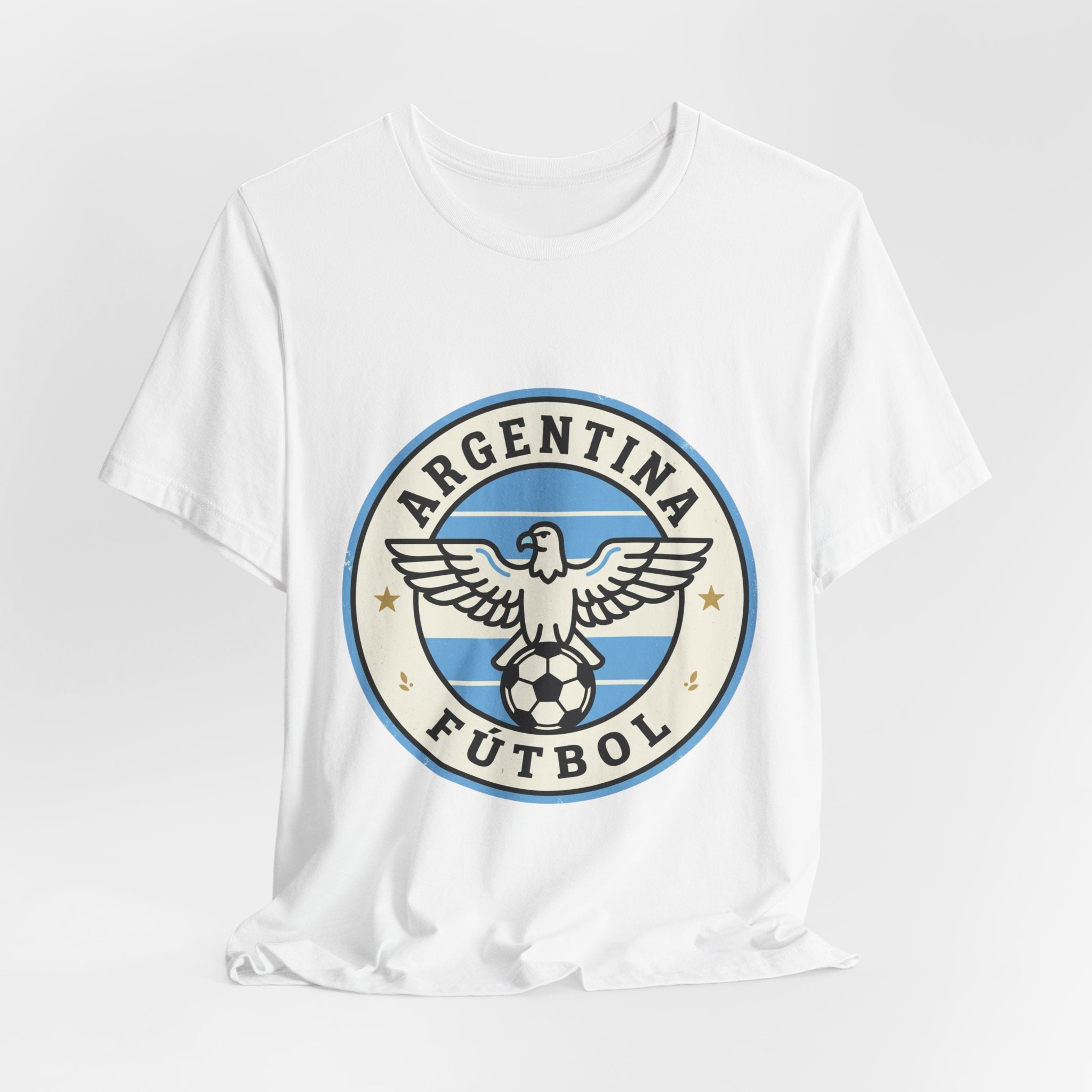 Argentina Fútbol Tee | Soccer Crest, National Colors