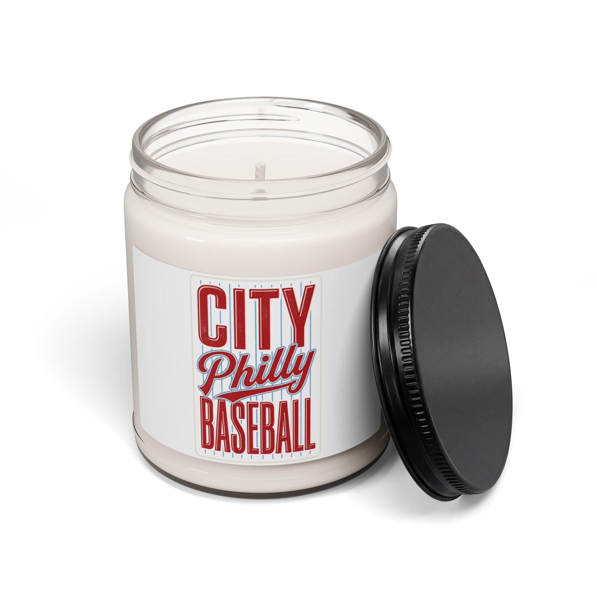 City Philly Baseball Candle | Philadelphia Pride Soy Candle