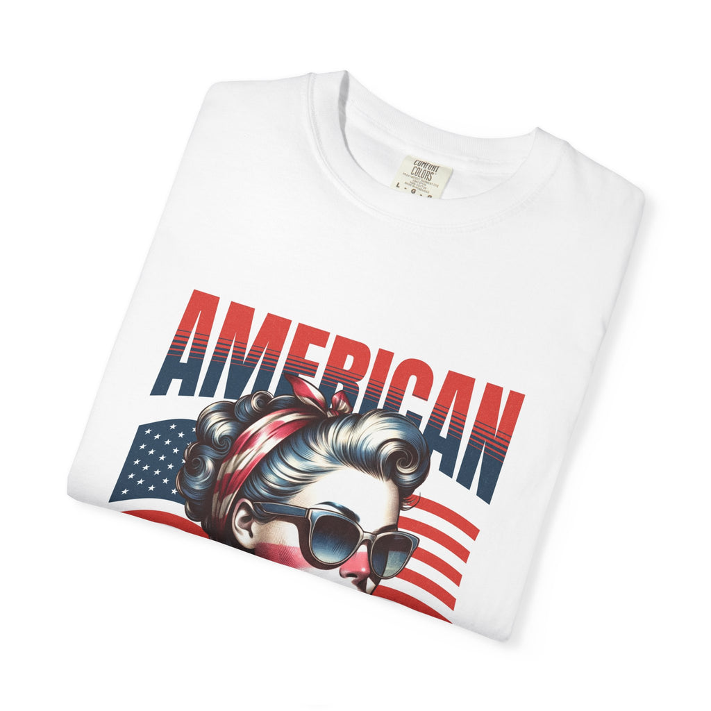 American Mama T‑Shirt — Vintage Patriotic Mom Tee