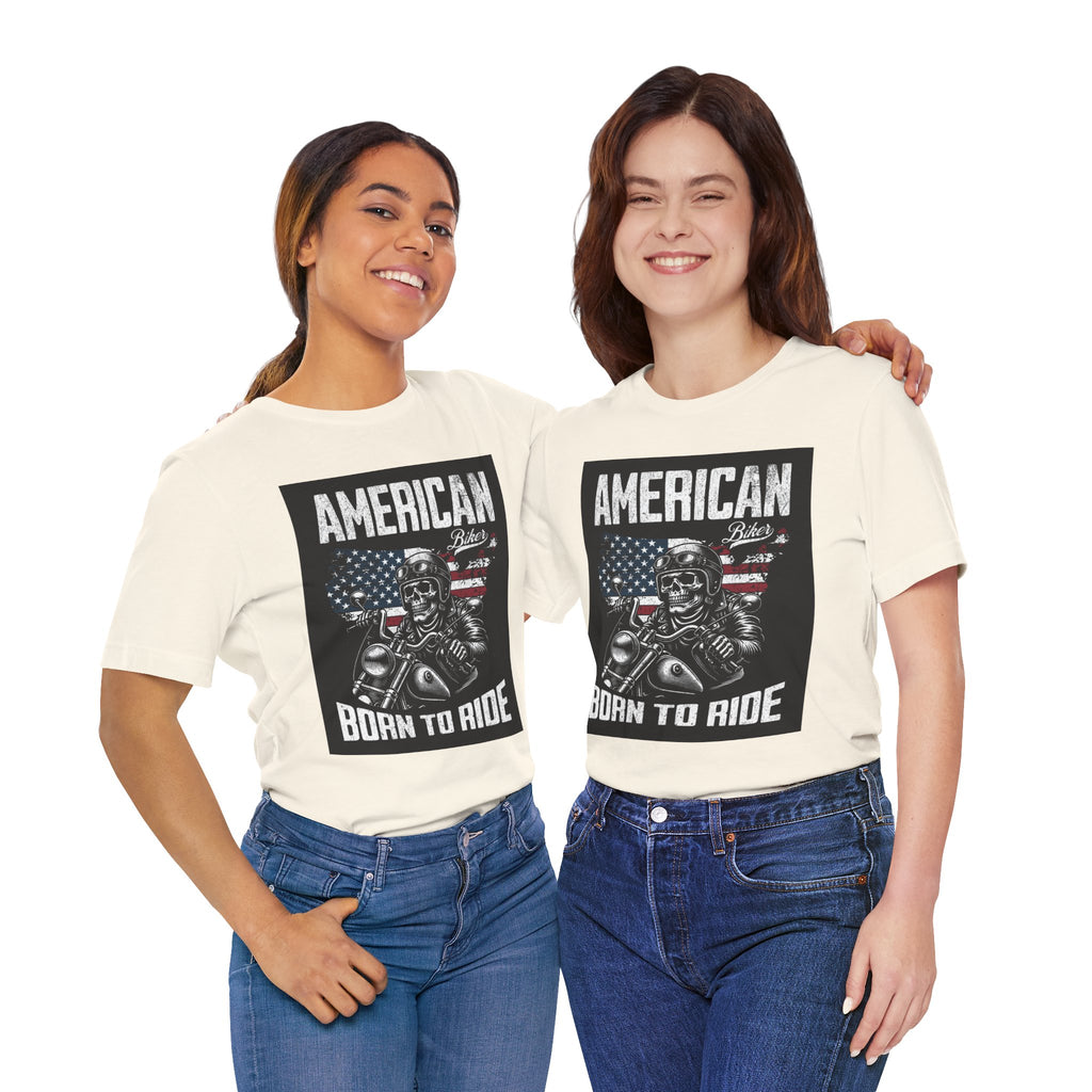 Born to Ride American Biker T-Shirt
