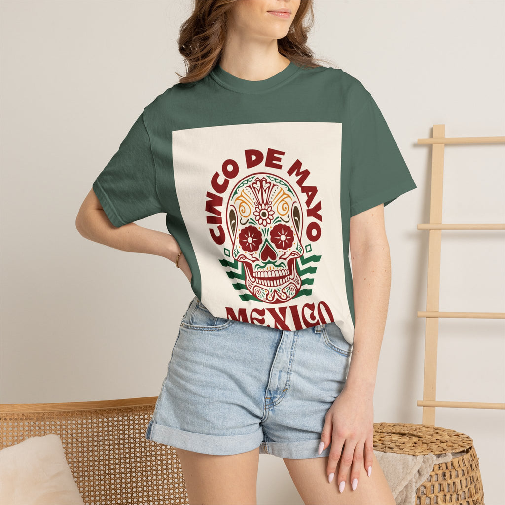 Cinco de Mayo Mexico Sugar Skull T-Shirt