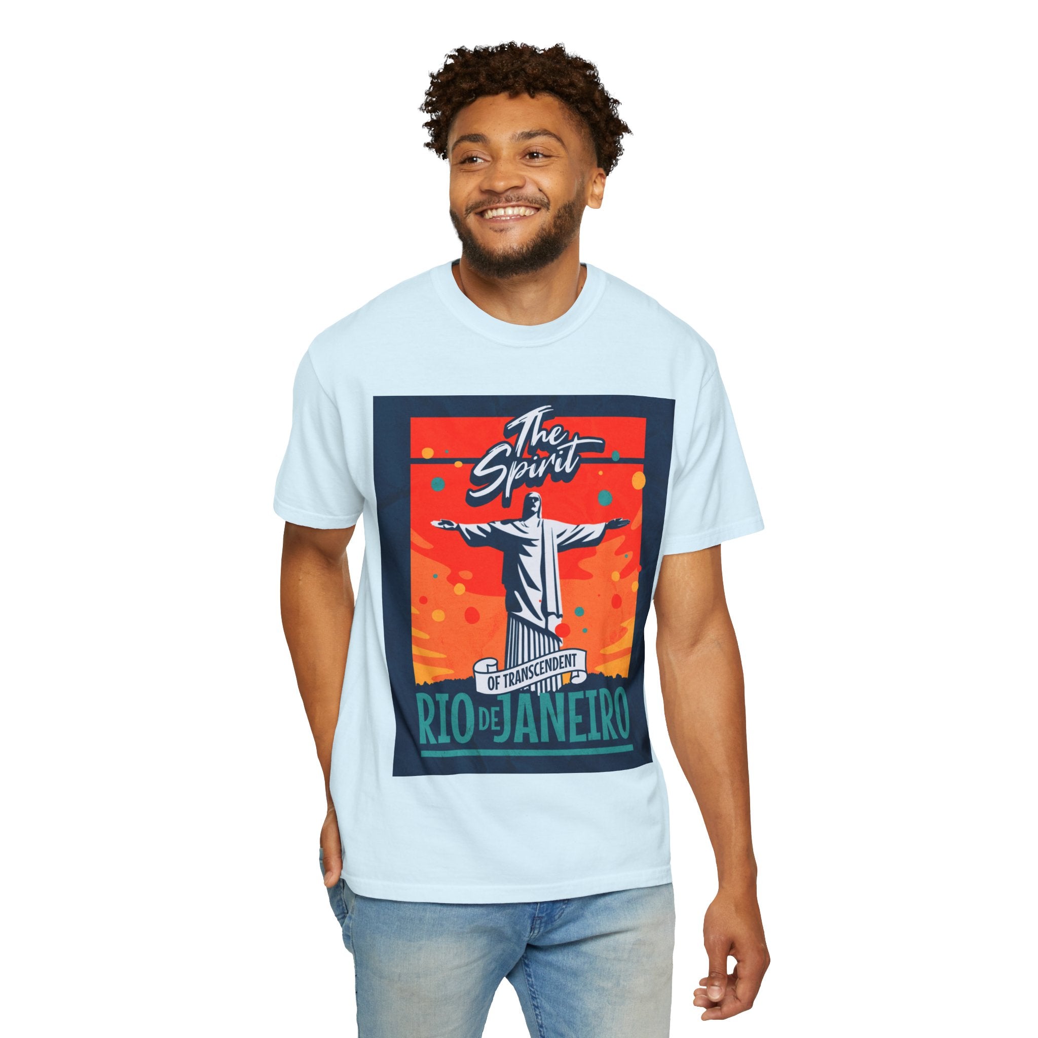 Rio de Janeiro Christ the Redeemer Poster T-Shirt — 'The Spirit' Graphic Tee
