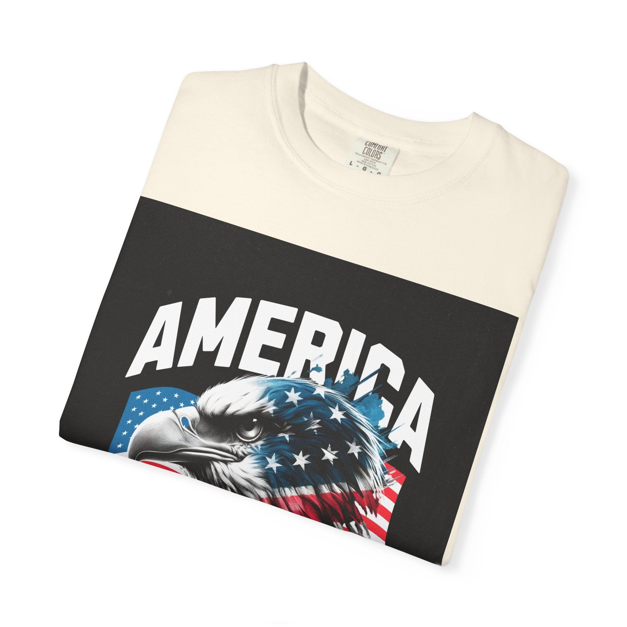 Independence Day T-shirt — 'America' Eagle Flag 4th of July Tee