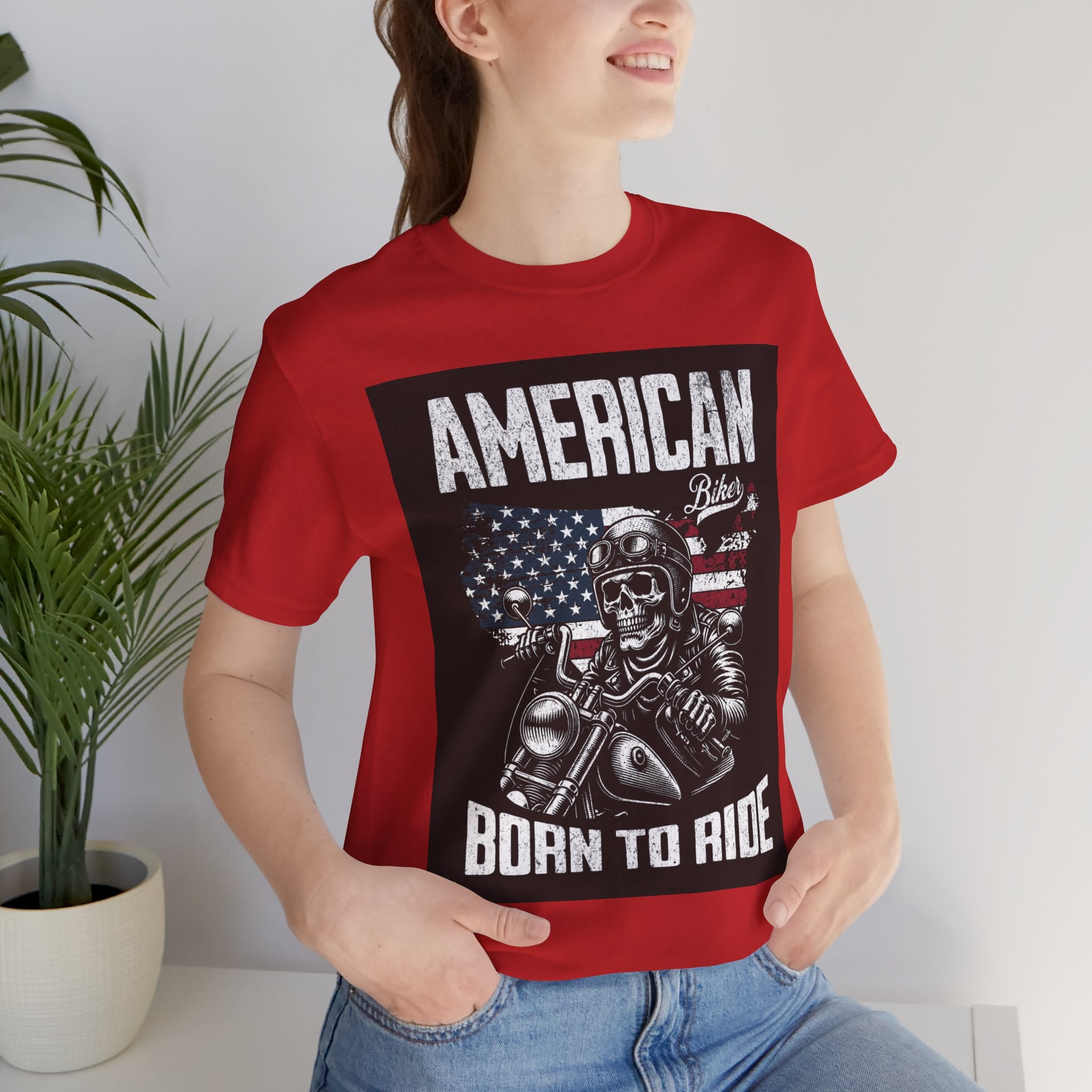 Born to Ride American Biker T-Shirt