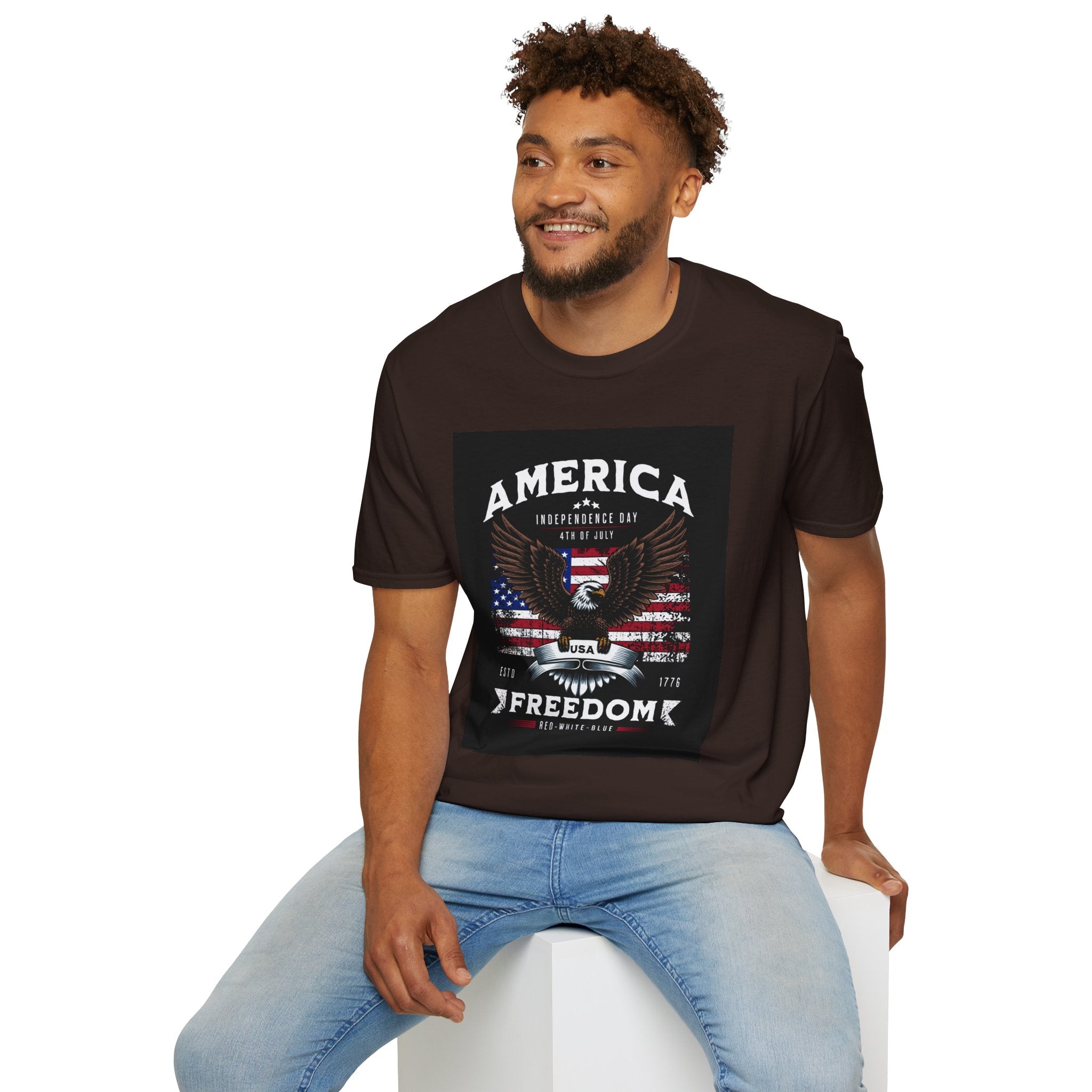 America Eagle T-Shirt — Independence Day Freedom Graphic Tee