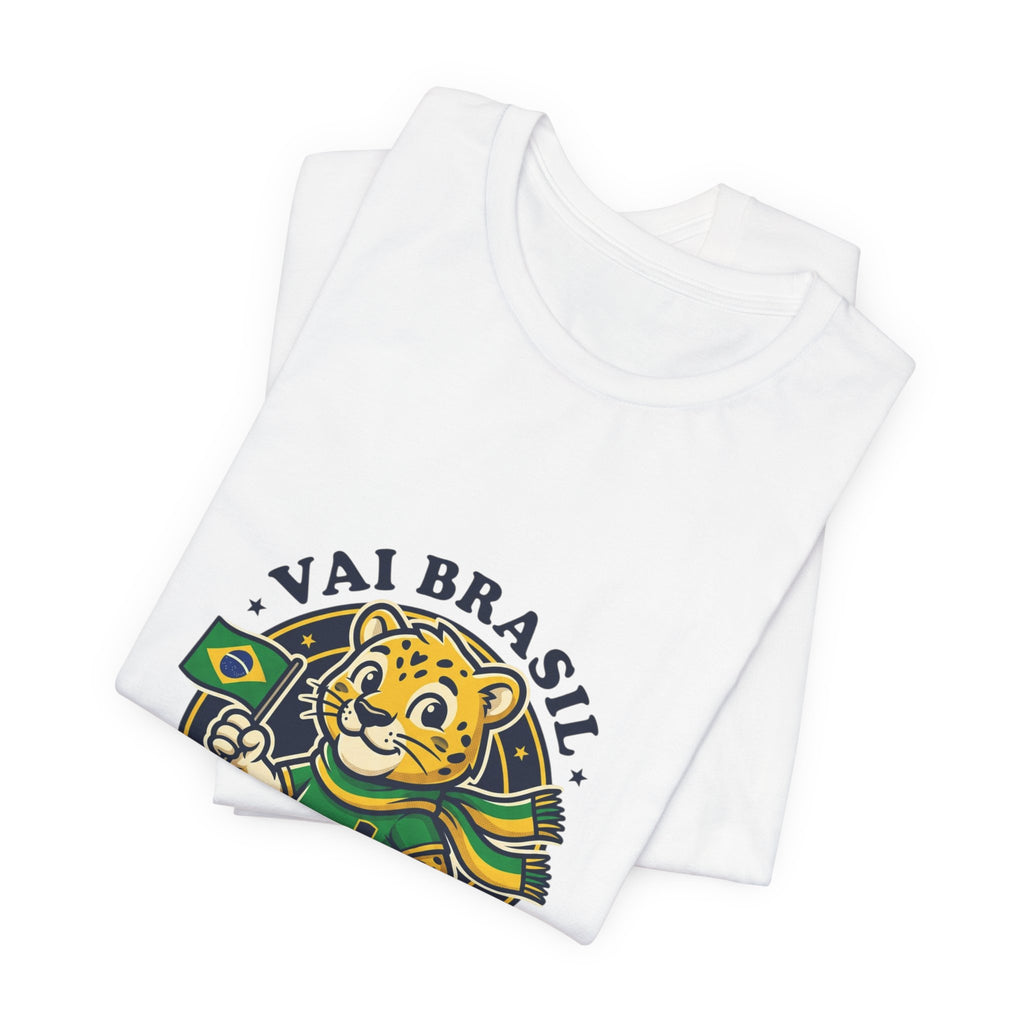 Vai Brasil Jaguar Soccer Tee | Brazil Pride, National Colors