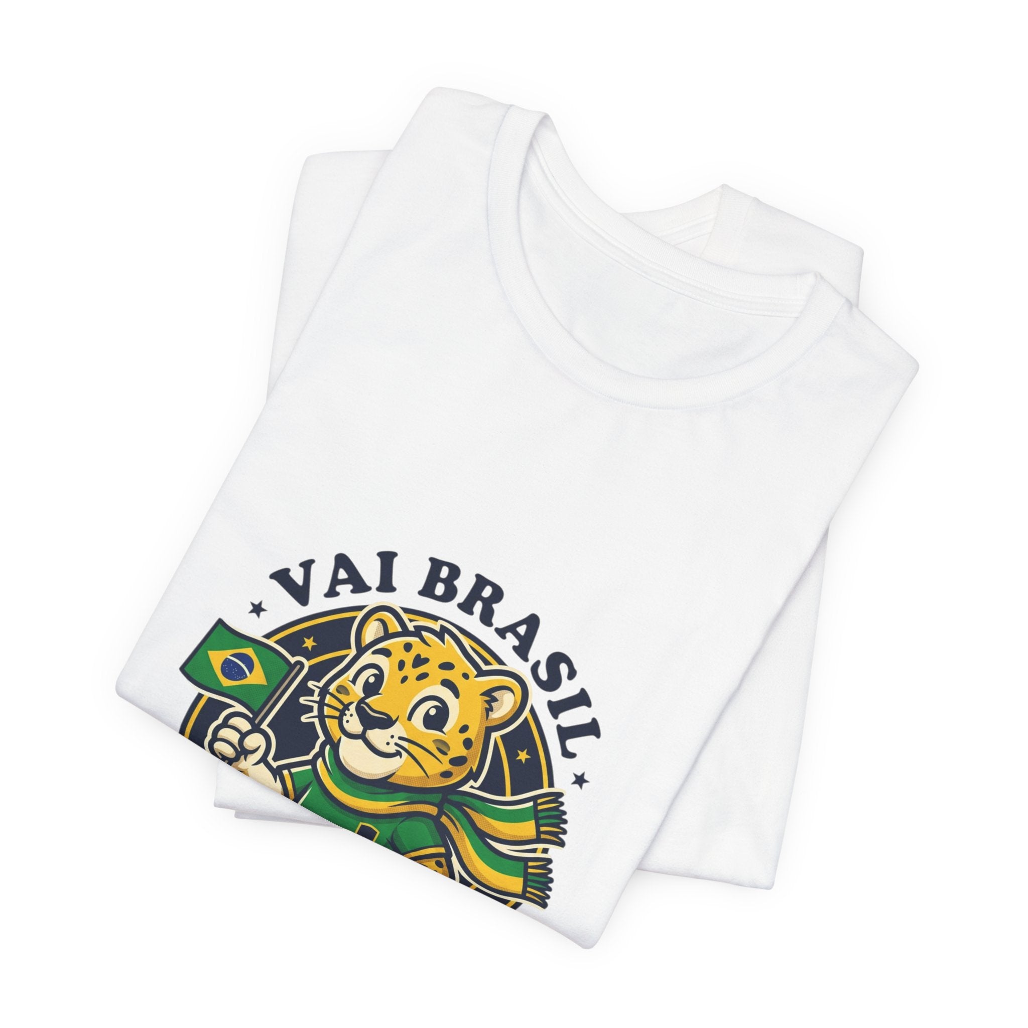 Vai Brasil Jaguar Soccer Tee | Brazil Pride, National Colors