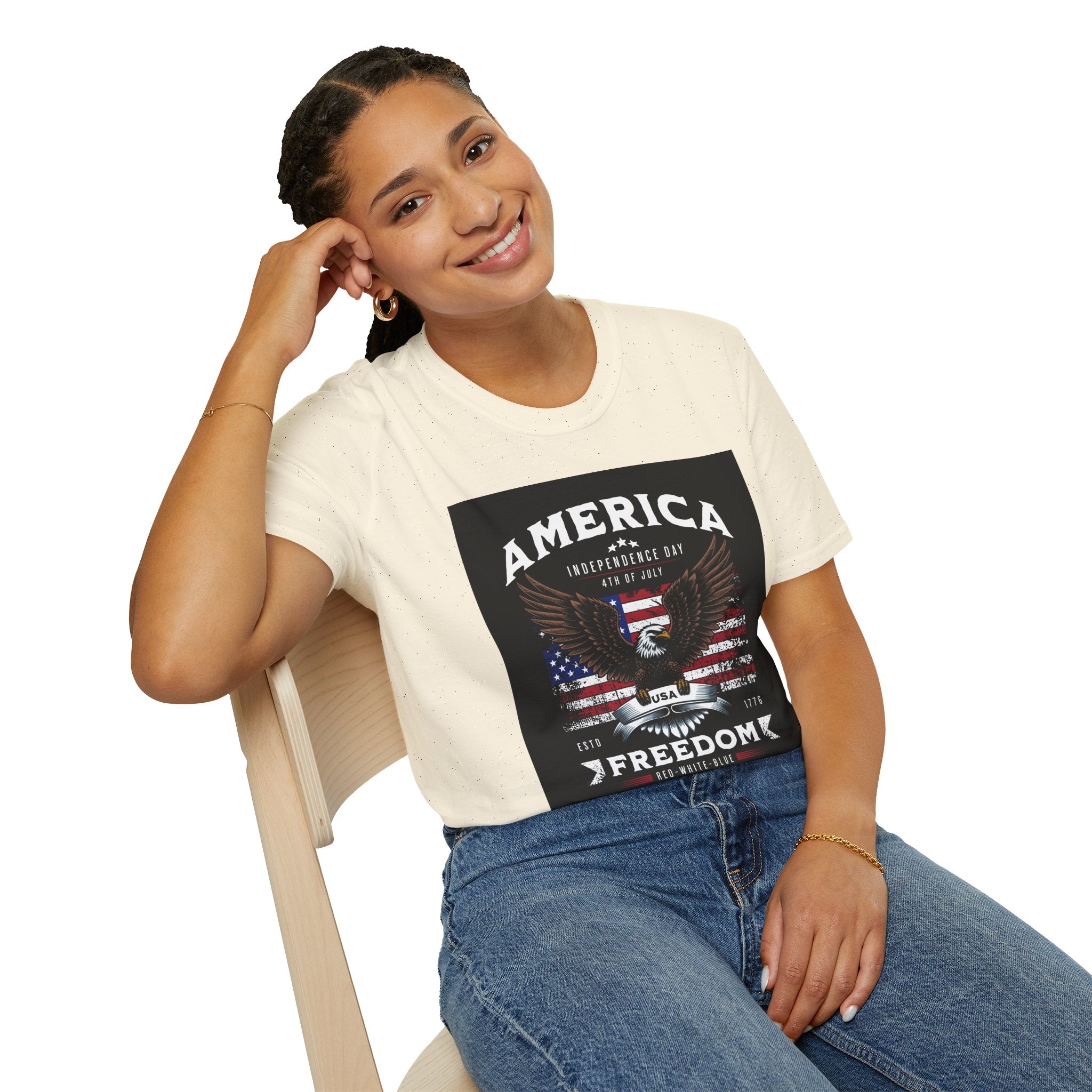 America Eagle T-Shirt — Independence Day Freedom Graphic Tee