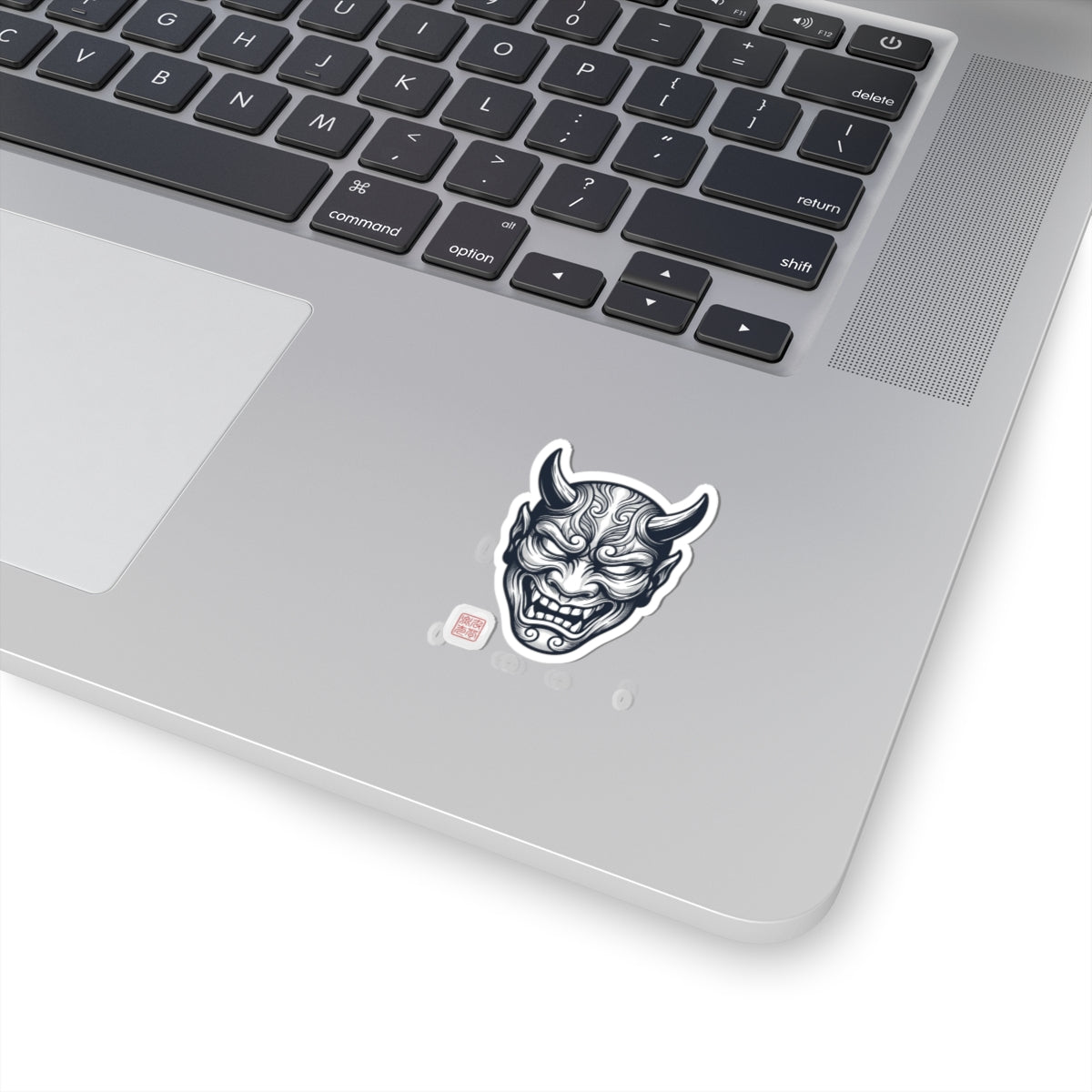 Hannya Mask Sticker | Traditional Tattoo-Inspired, Flash-Style Kiss-Cut