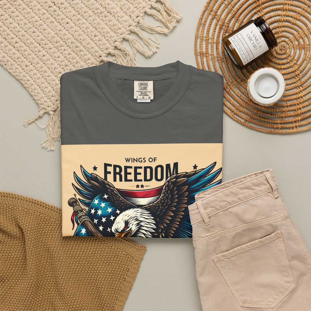 Freedom Eagle T-Shirt — Wings of America Patriotic Graphic Tee