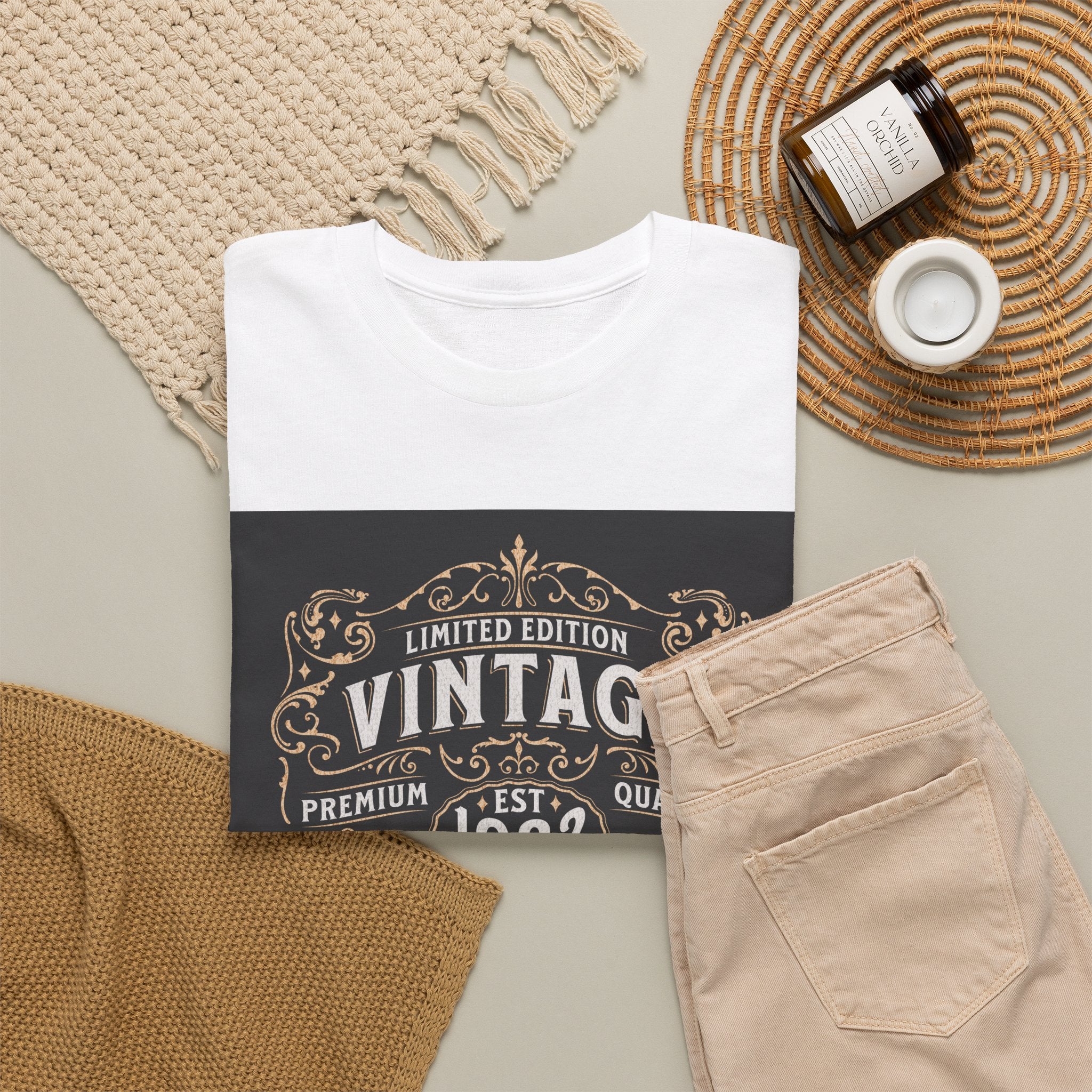 Vintage 1982 T-Shirt – Limited Edition Retro Birthday Gift