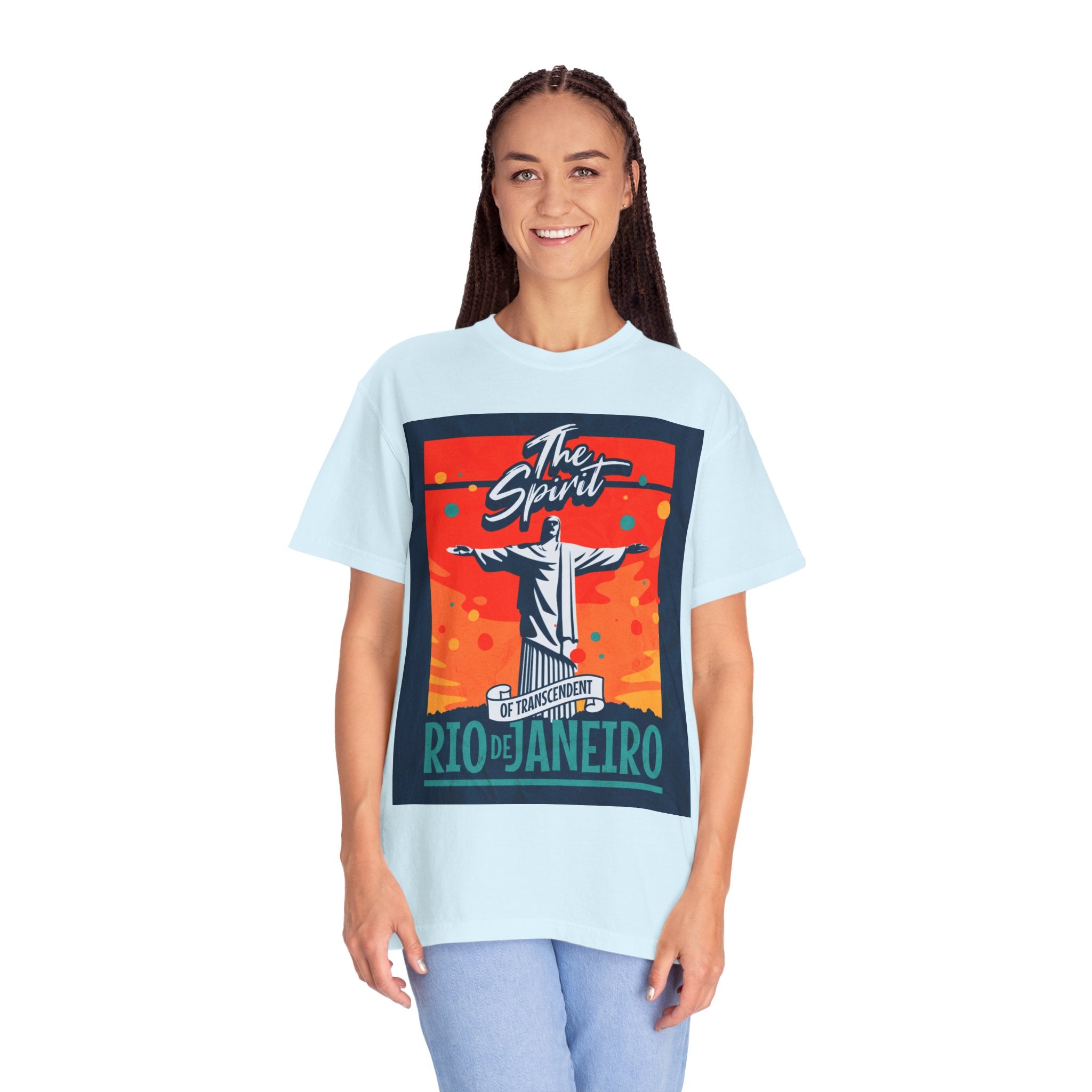 Rio de Janeiro Christ the Redeemer Poster T-Shirt — 'The Spirit' Graphic Tee