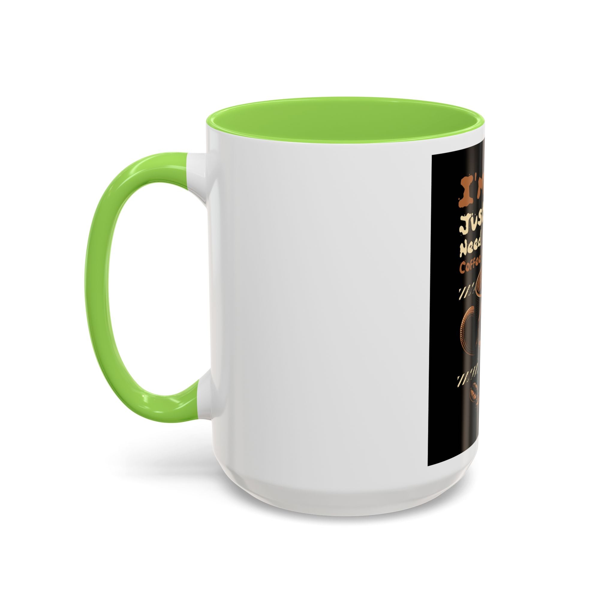 Skull Coffee Mug – "I'm Fine Just Need Coffee" Gothic Ceramic Mug