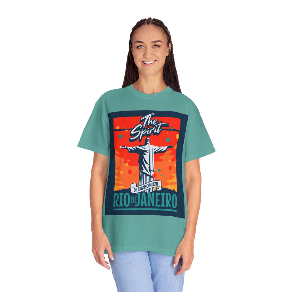 Rio de Janeiro Christ the Redeemer Poster T-Shirt — 'The Spirit' Graphic Tee