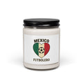 Mexico Futbolero Candle | Scented Soy Candle, Mexican Flag Heart Soccer