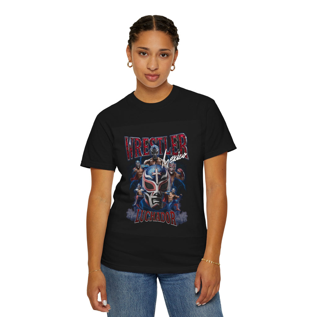 Wrestler Luchador Graphic T-Shirt — Mexican Masked Wrestling Tee