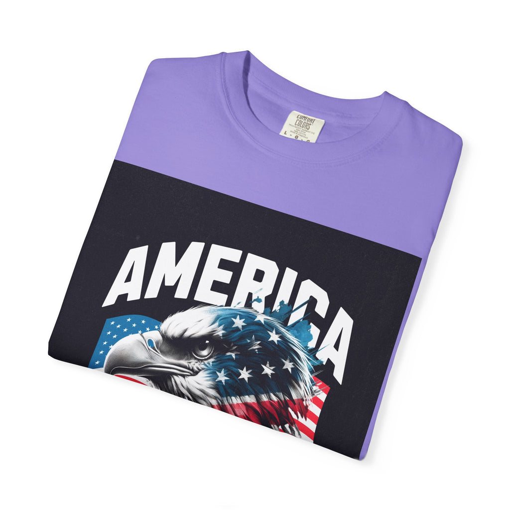 Independence Day T-shirt — 'America' Eagle Flag 4th of July Tee