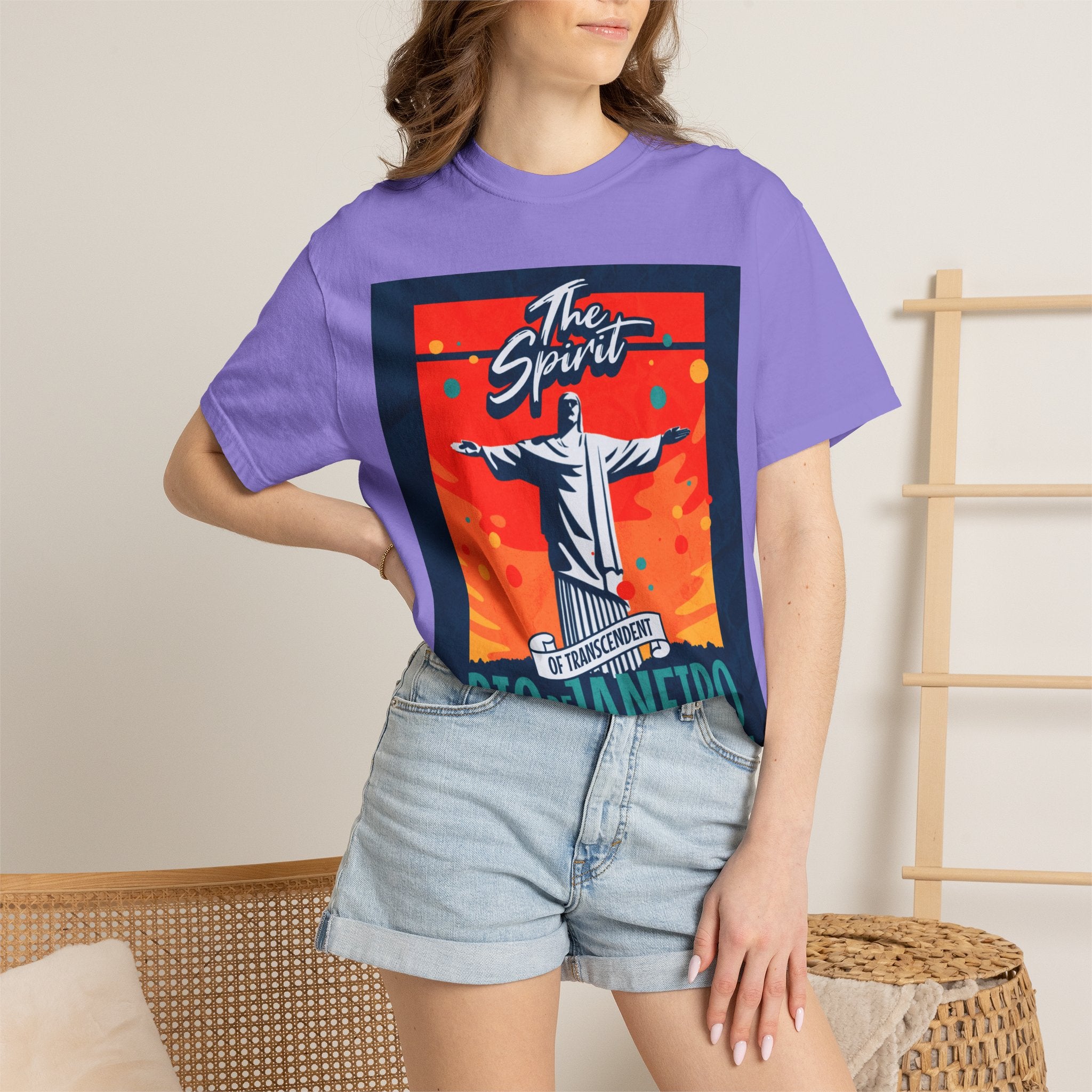 Rio de Janeiro Christ the Redeemer Poster T-Shirt — 'The Spirit' Graphic Tee